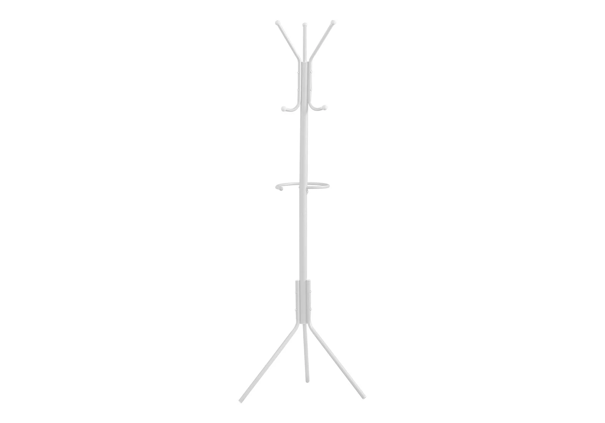 Coat Rack, Hall Tree, Free Standing, Hanging Bar, 6 Hooks, Entryway, Contemporary & Modern - Image 6