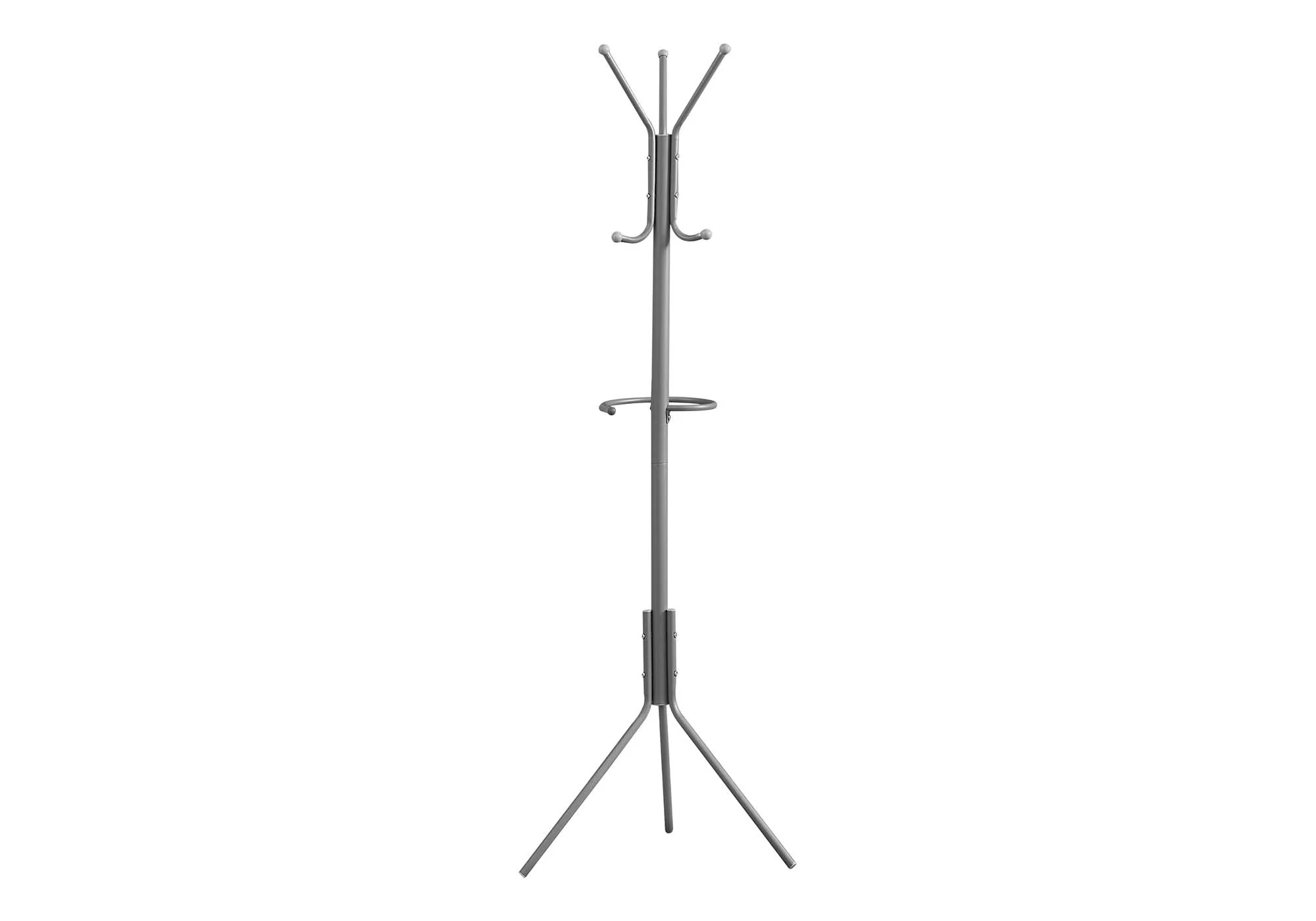 Coat Rack, Hall Tree, Free Standing, Hanging Bar, 6 Hooks, Entryway, Contemporary & Modern - Image 7
