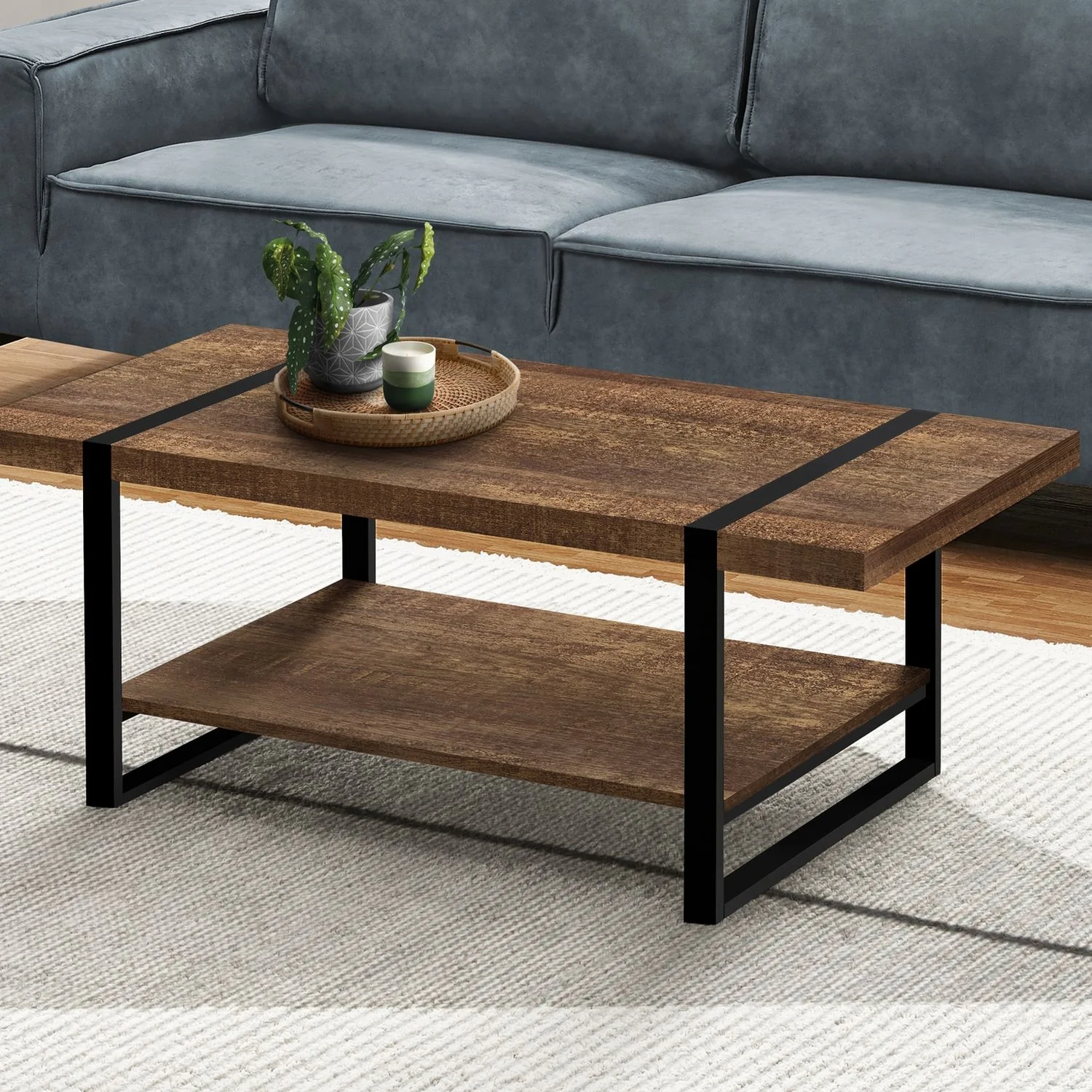 Coffee Table, Accent, Cocktail, Rectangular, Living Room, Contemporary, Modern - Image 3
