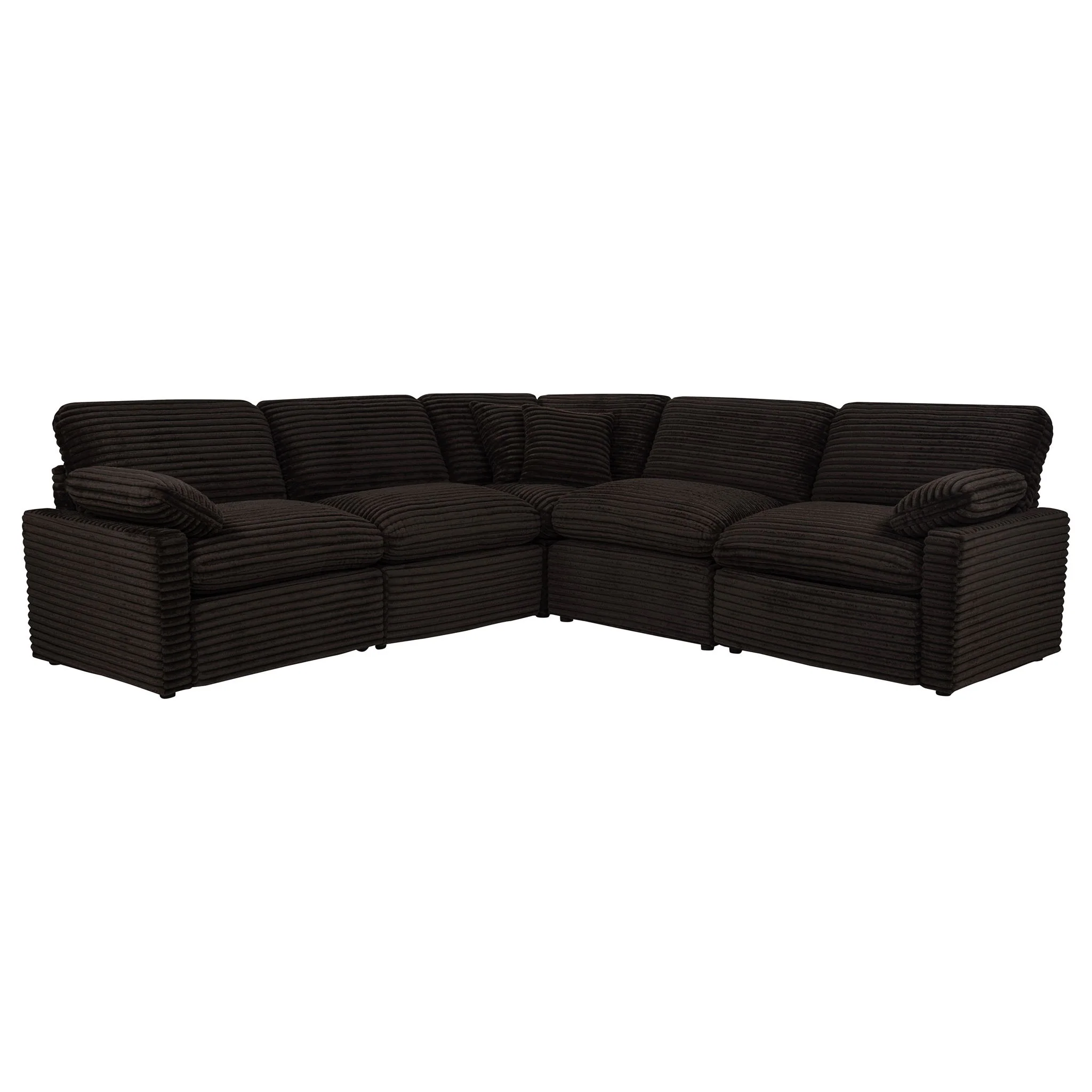 Collins 5-piece Modular Power Reclining Sectional Chocolate Brown