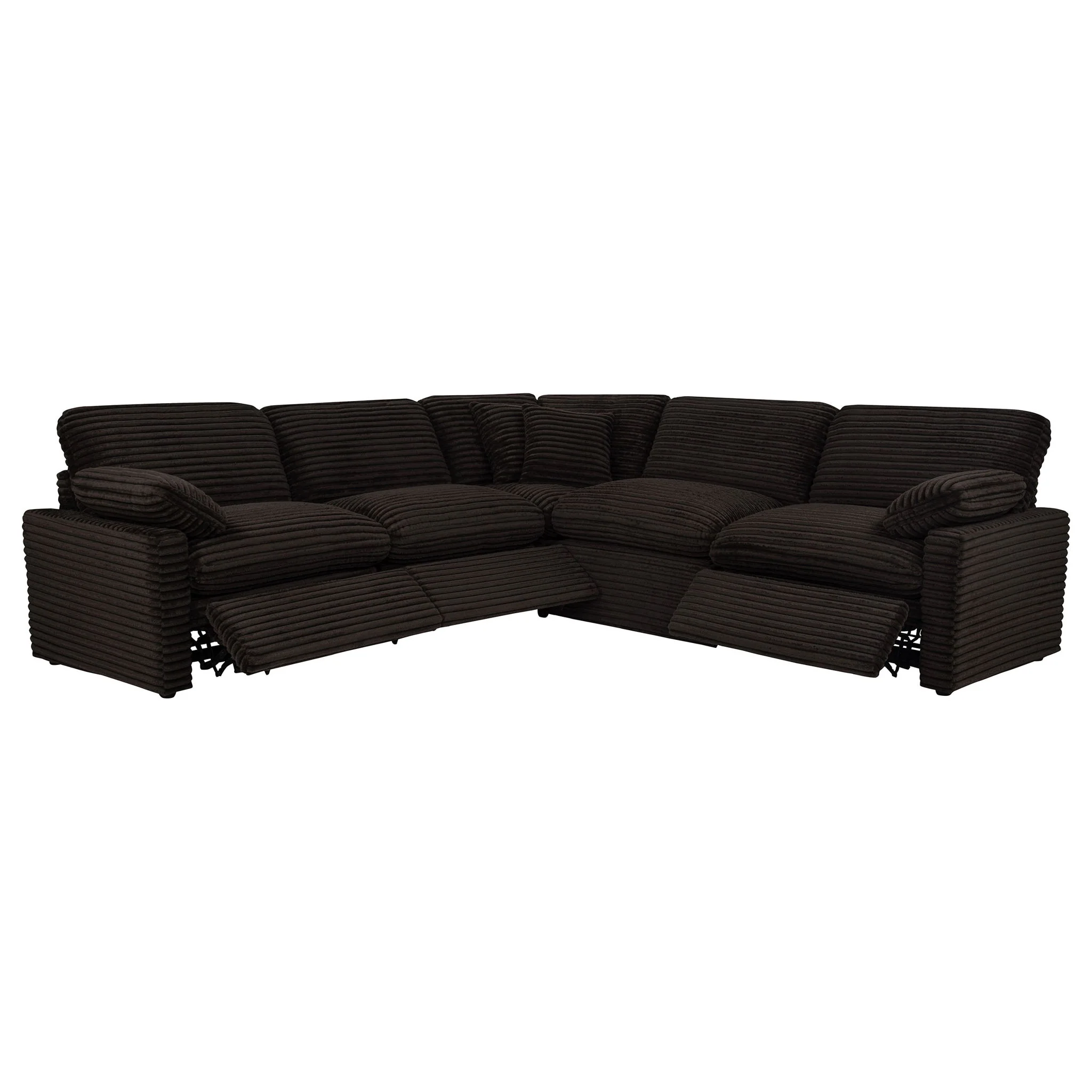 Collins 5-piece Modular Power Reclining Sectional Chocolate Brown - Image 2