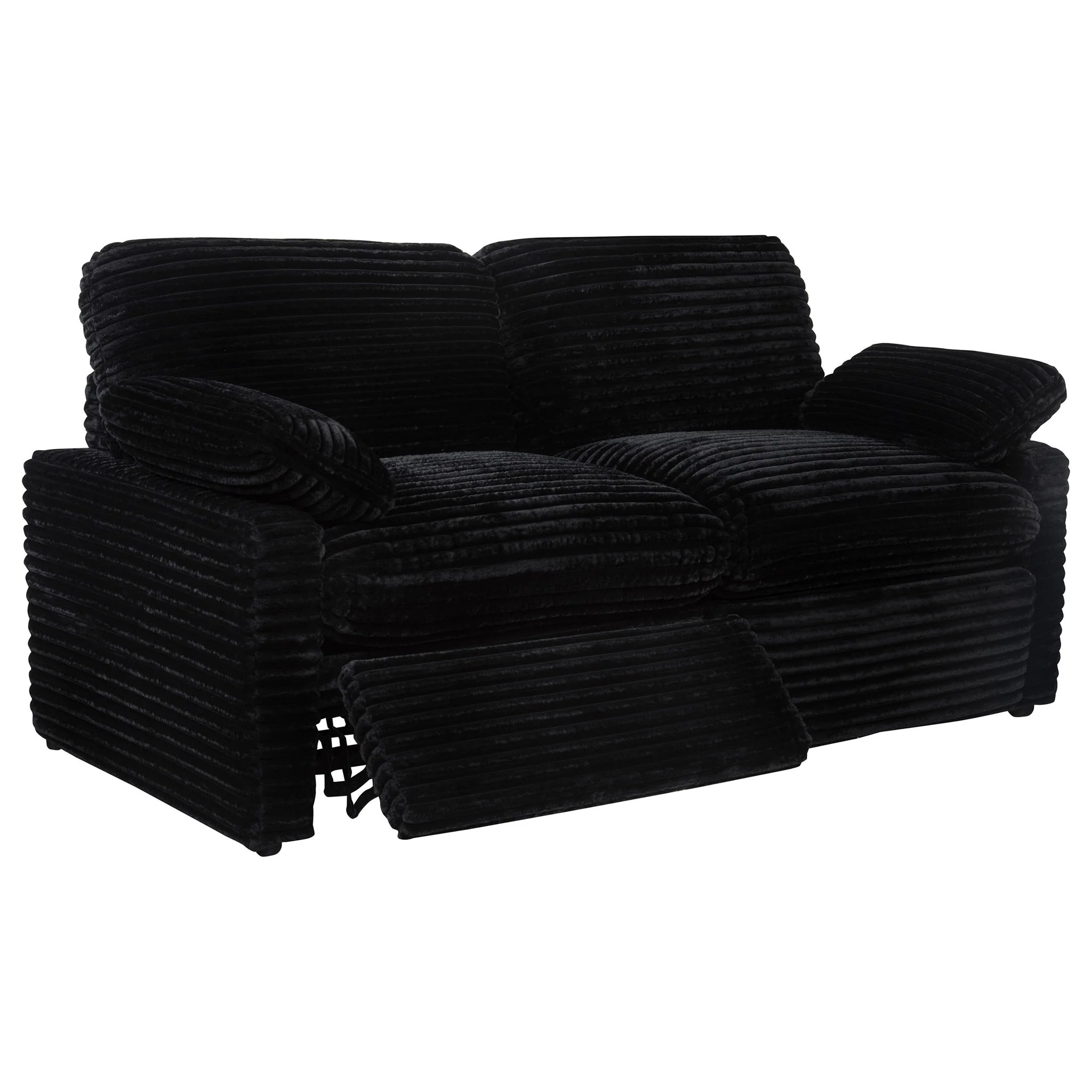 Collins Modular Power Loveseat Black - Image 2