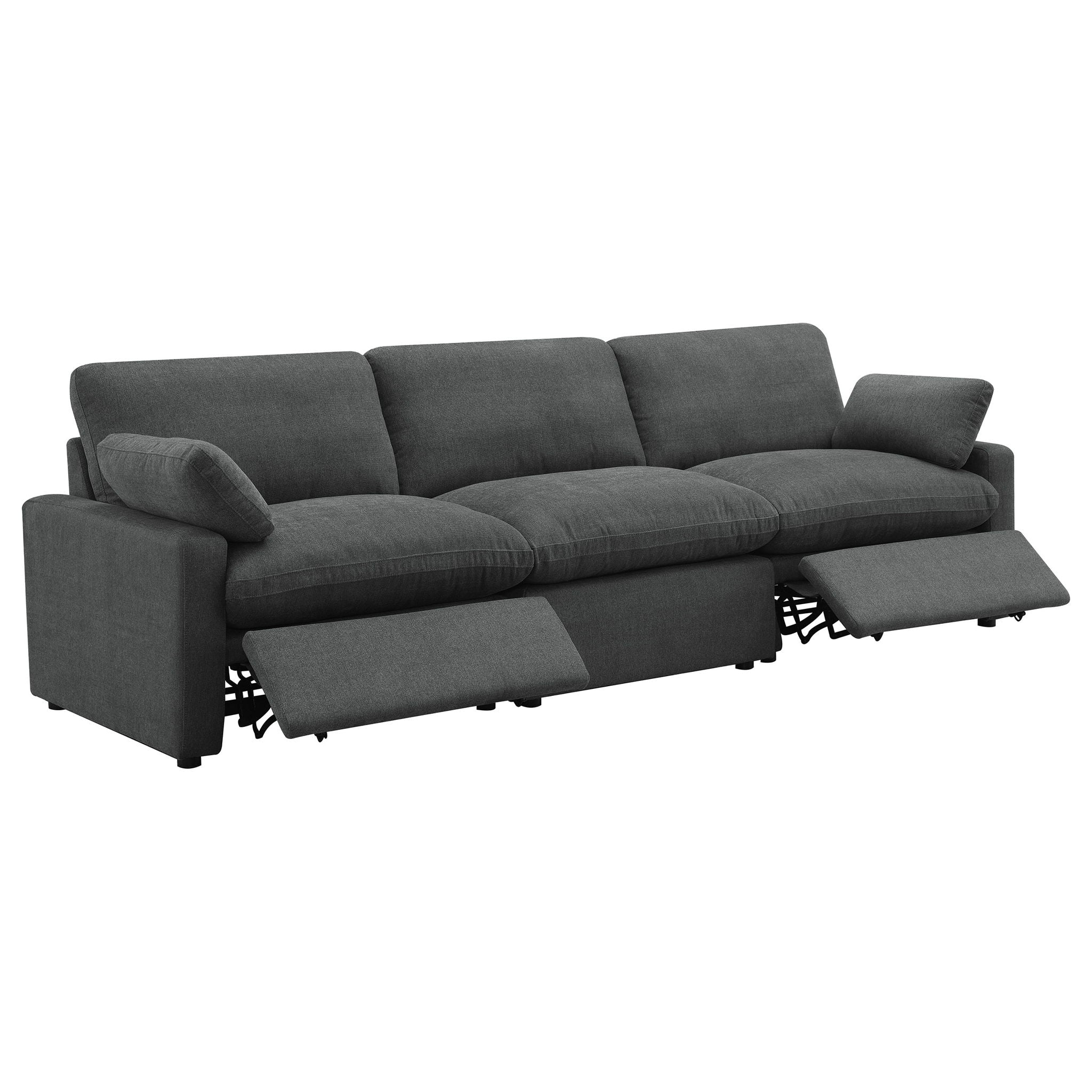Collins Modular Power Sofa Dark Grey - Image 4