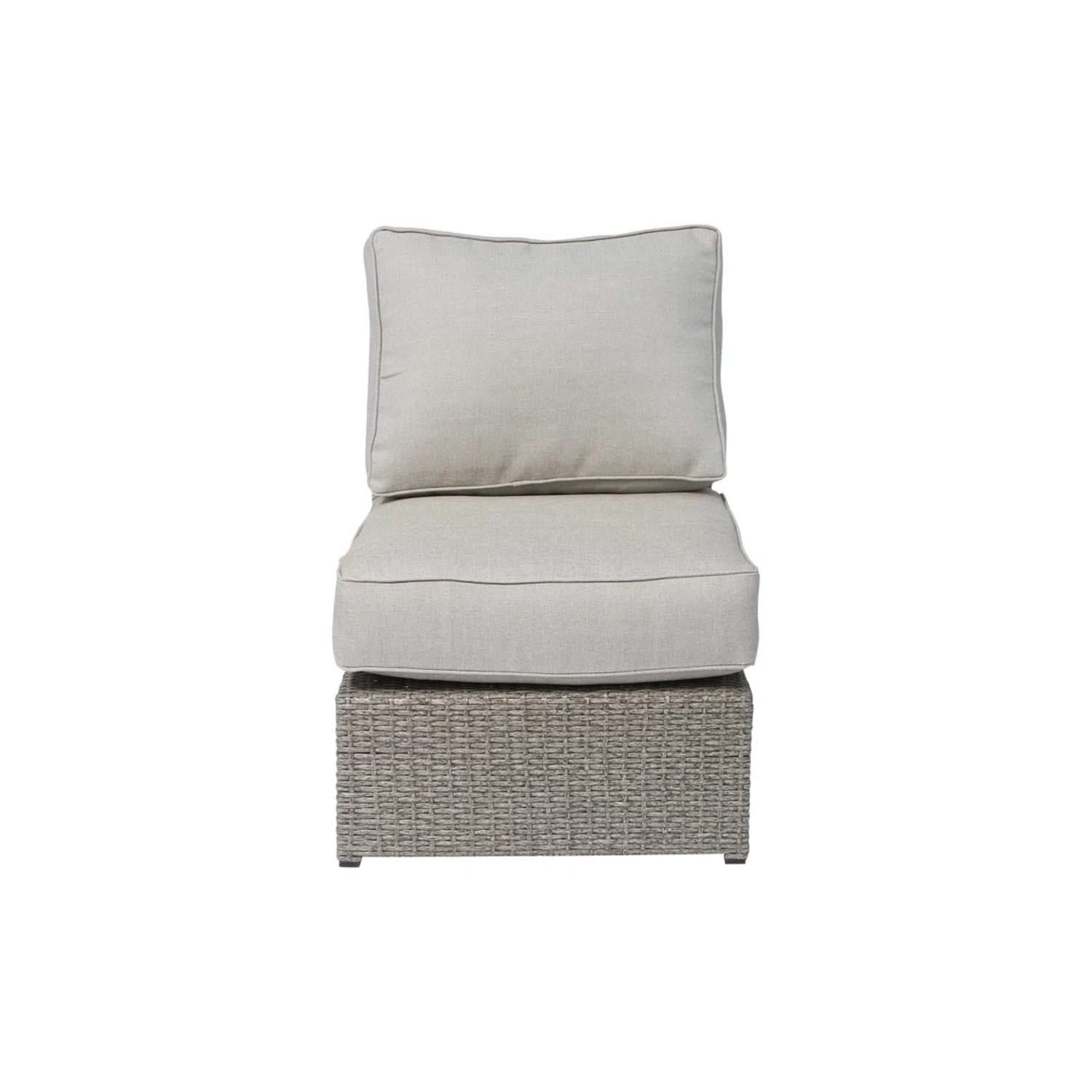 Comfortable Modern Patio Rattan Sectional Set With Cushions - Image 30