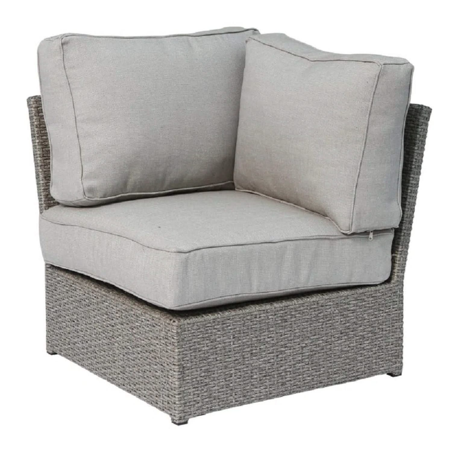 Comfortable Modern Patio Rattan Sectional Set With Cushions - Image 40