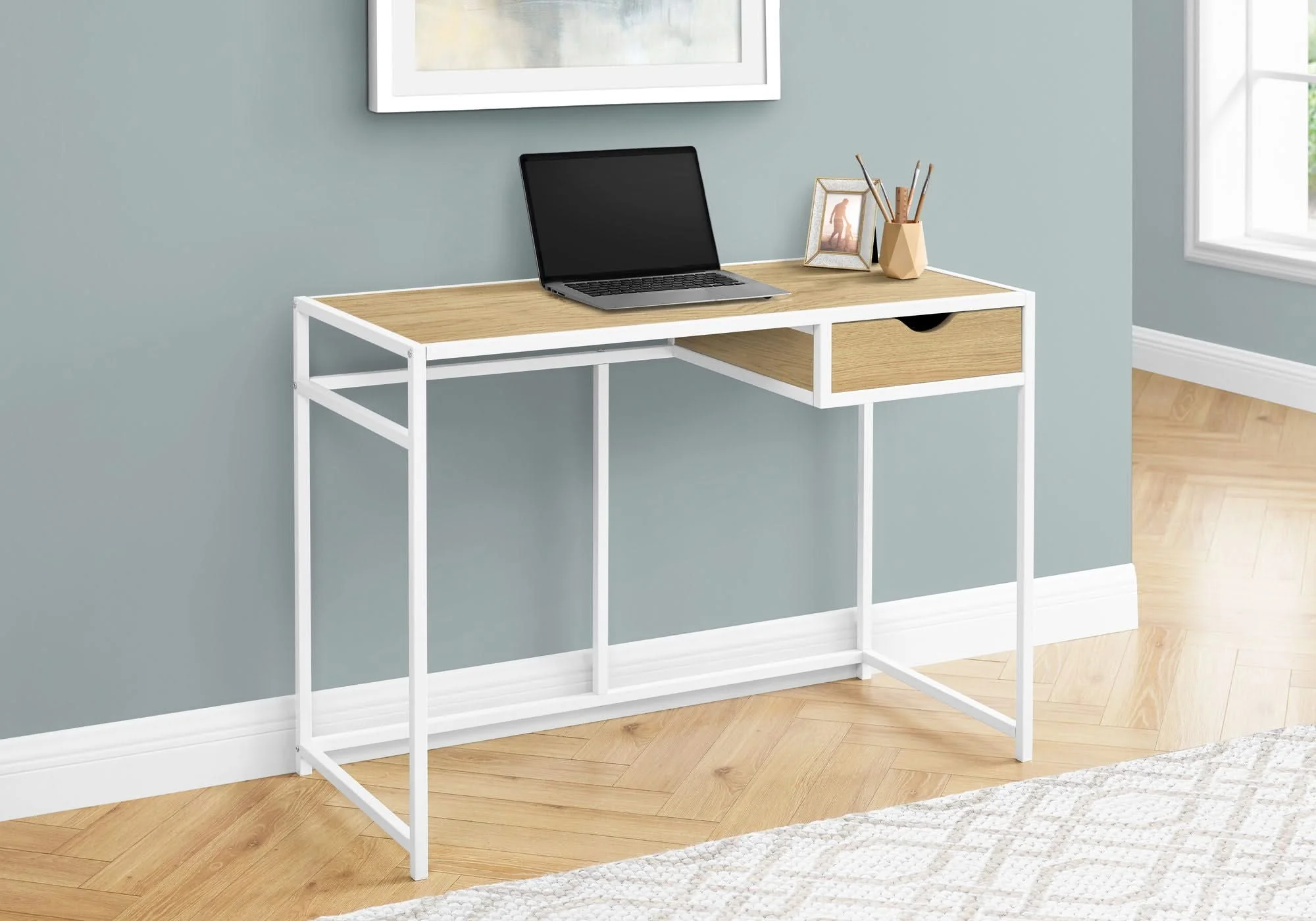 Computer Desk For Home Office, 1 Storage Drawer, Contemporary & Modern - Image 13