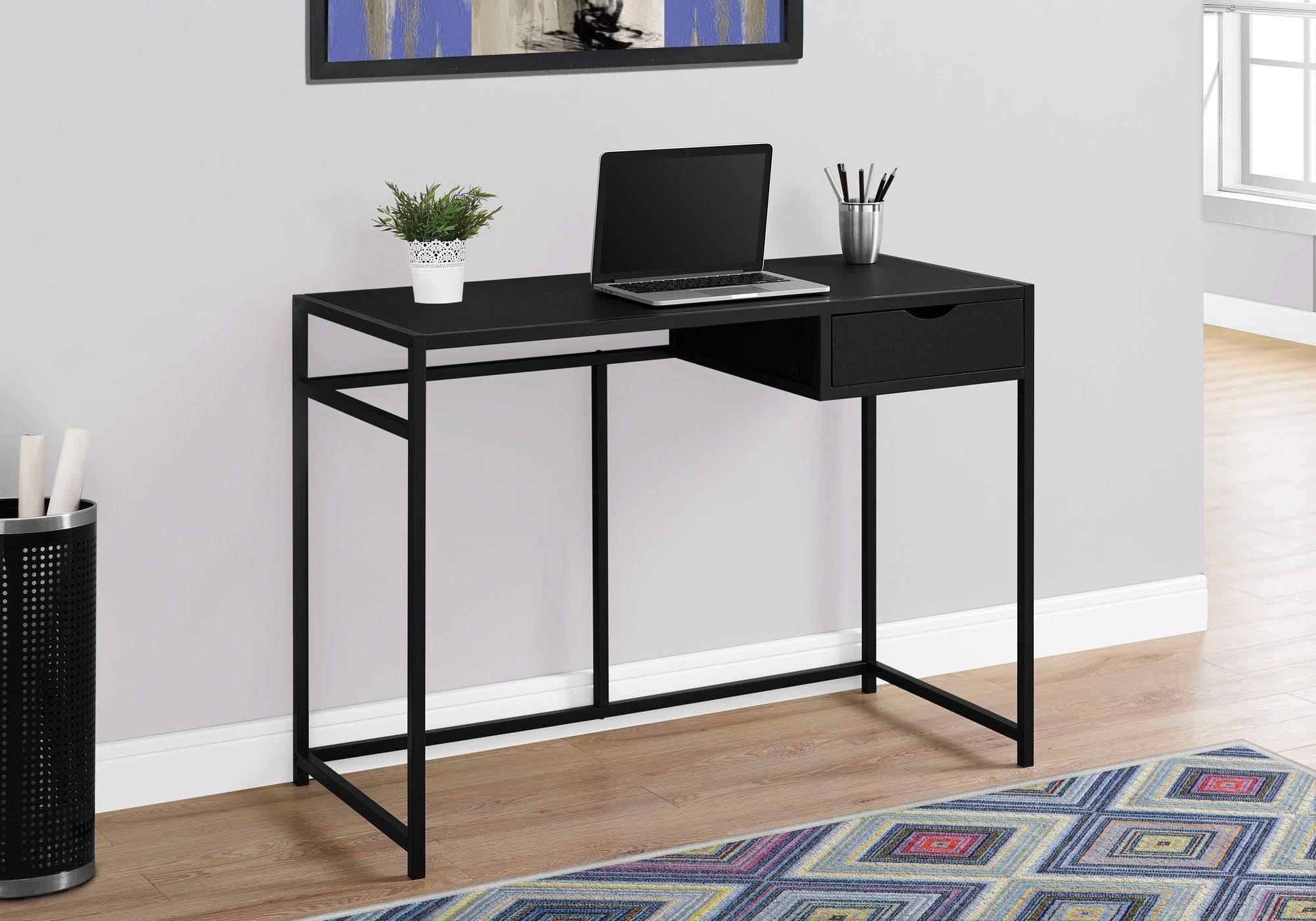 Computer Desk For Home Office, Laptop, 1 Storage Drawer, Contemporary & Modern - Image 11