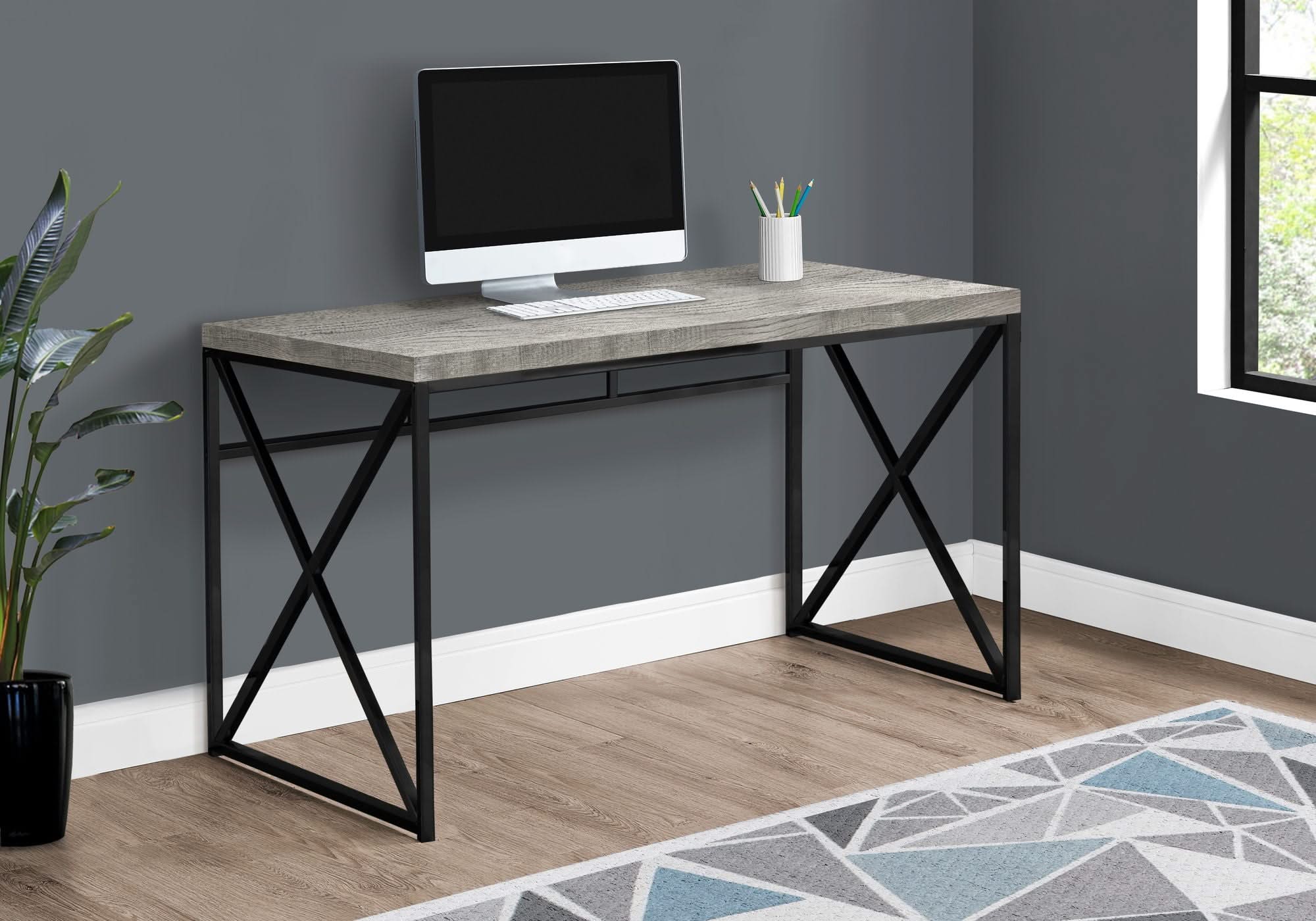 Computer Desk For Home Office, Laptop, Glossy Contemporary & Modern - Image 12