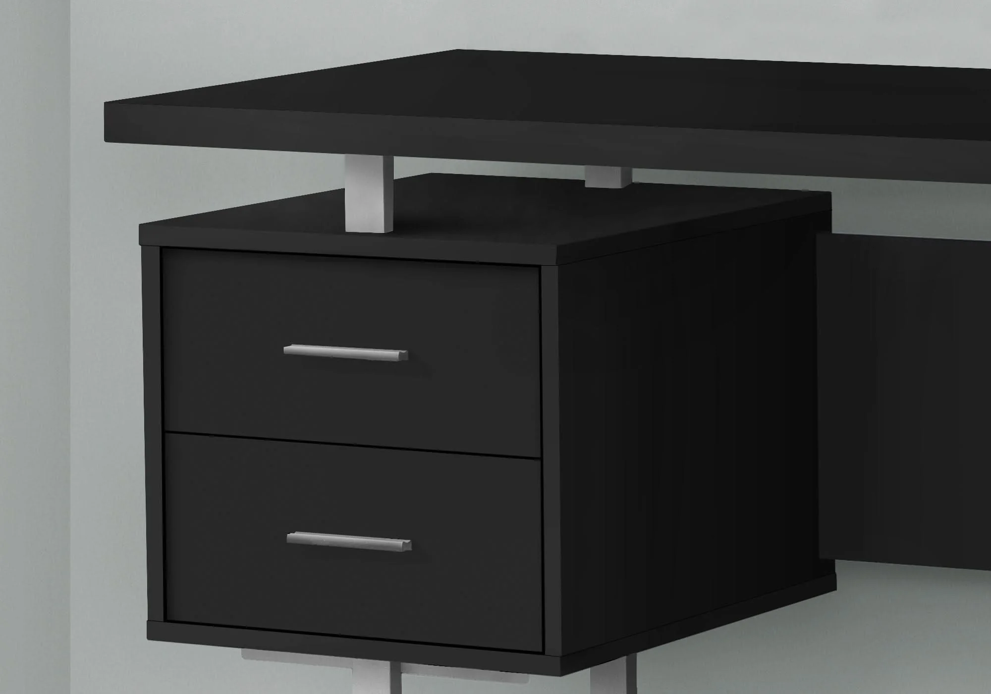 Computer Desk For Home Office, Laptop, Left, Right Set - Up, Storage Drawers, Contemporary & Modern - Image 12