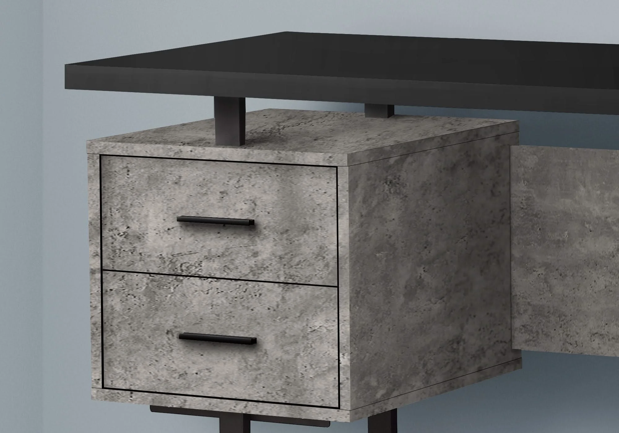 Computer Desk For Home Office, Laptop, Left, Right Set - Up, Storage Drawers, Contemporary & Modern - Image 27