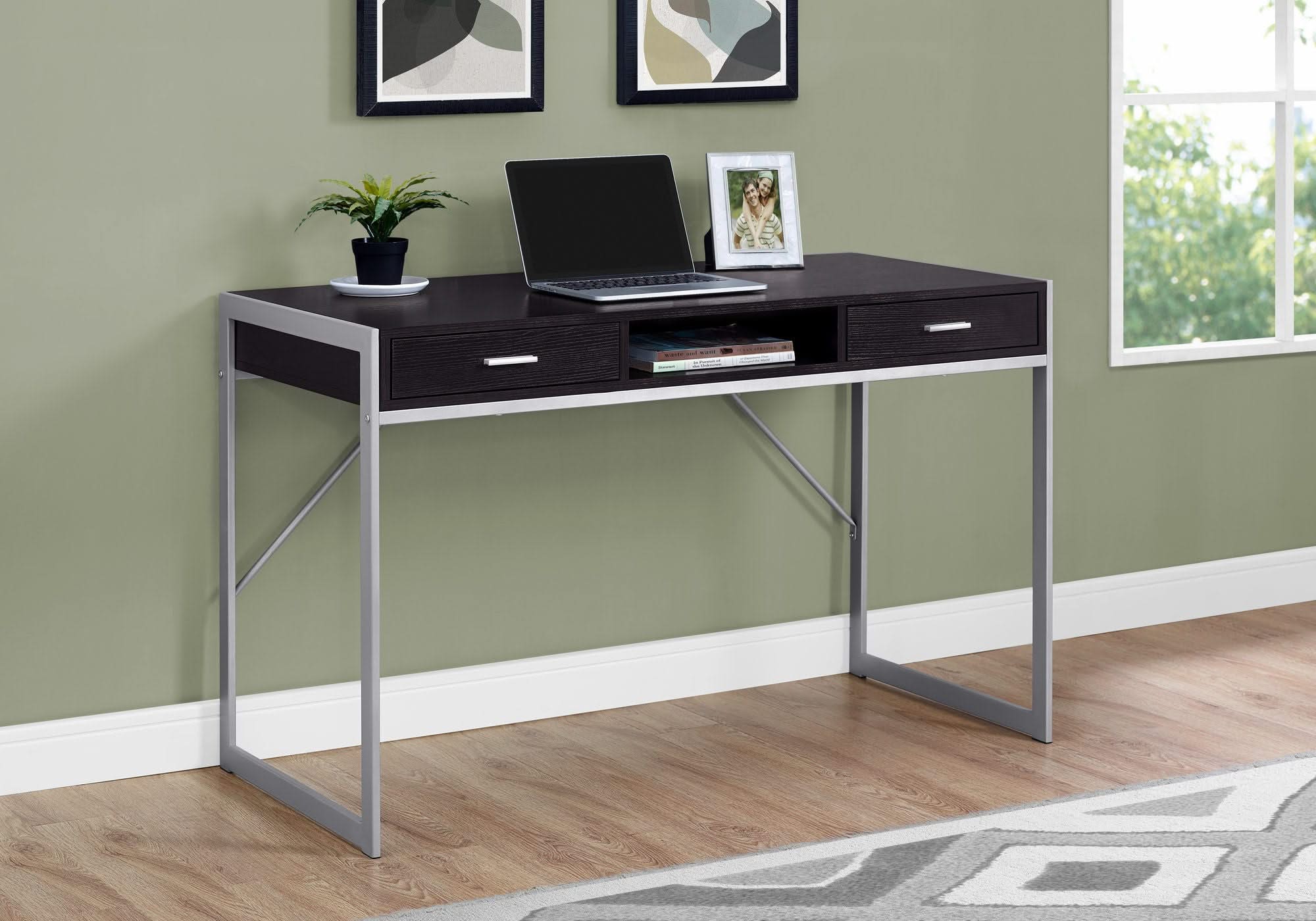 Computer Desk For Home Office Laptop, Storage Drawers - Image 6