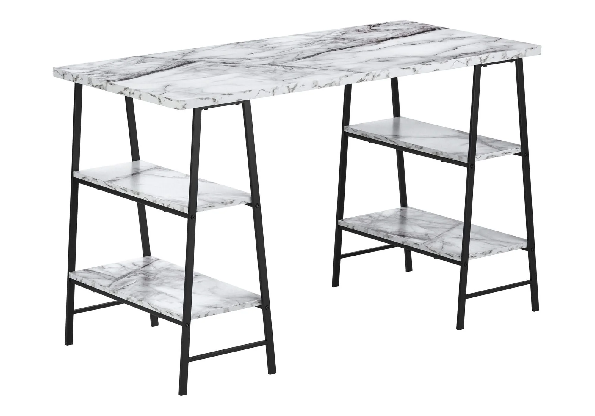 Computer Desk For Home Office, Laptop, Storage Shelves, Contemporary & Modern - Image 6