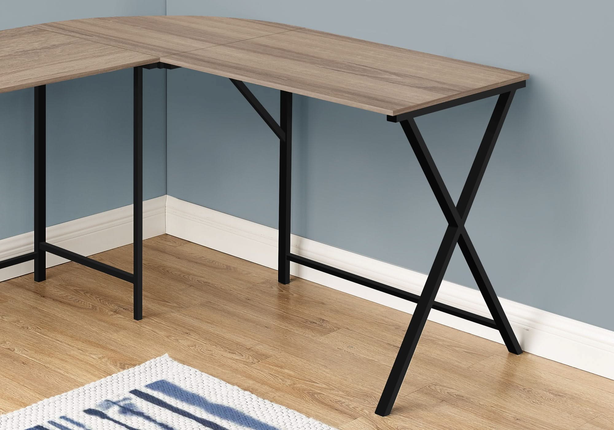 Computer Desk, Home Office, Corner, L Shape, Laptop, Contemporary / Modern - Image 5