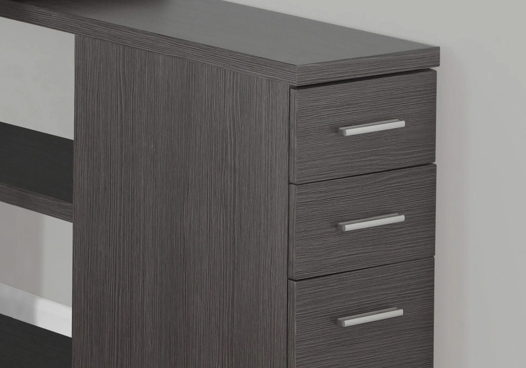 Computer Desk, Home Office, Corner, Left, Right Set - Up, Storage Drawers, L Shape, Laptop, And Contemporary & Modern - Image 10