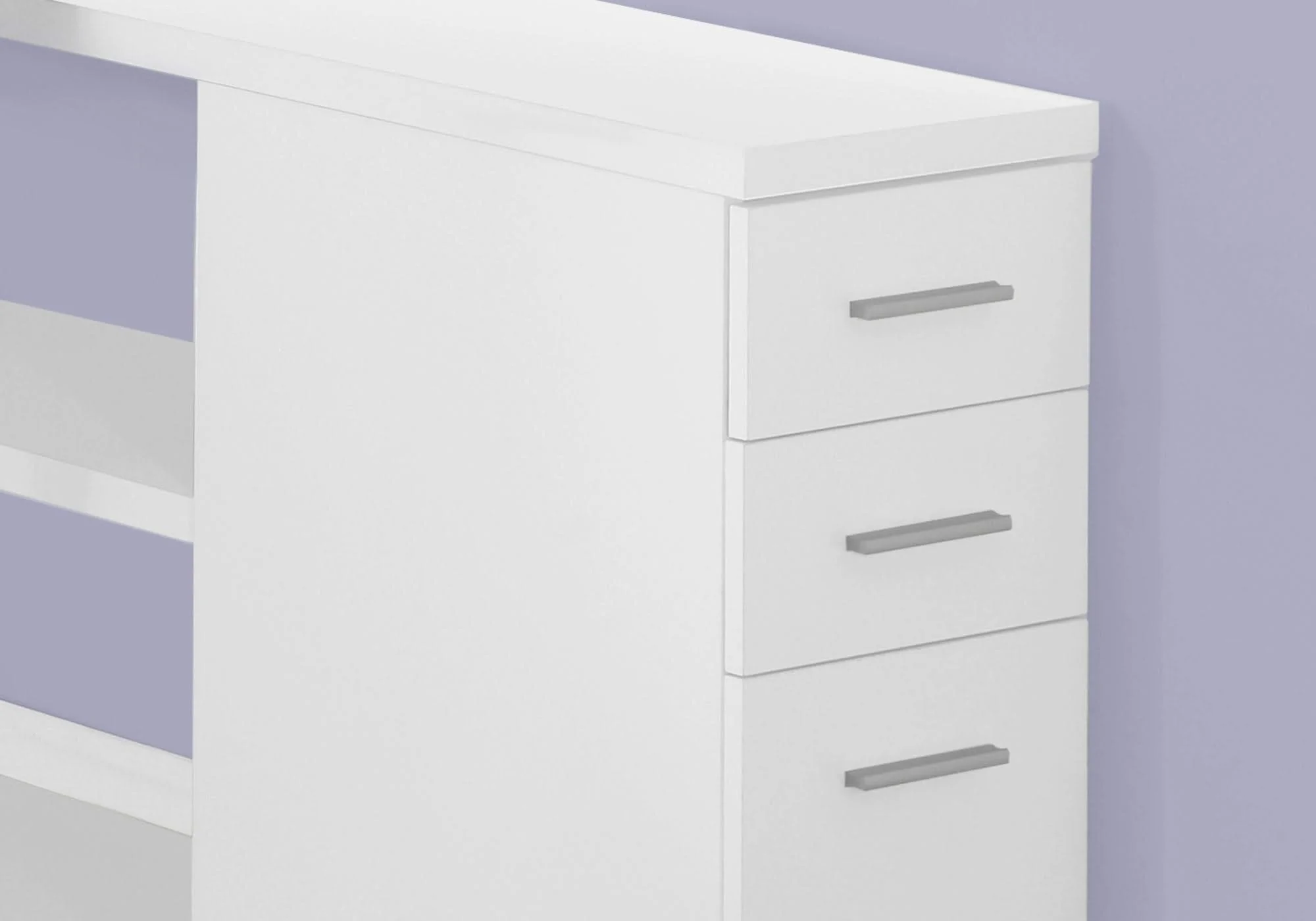 Computer Desk, Home Office, Corner, Left, Right Set - Up, Storage Drawers, L Shape, Laptop, And Contemporary & Modern - Image 14