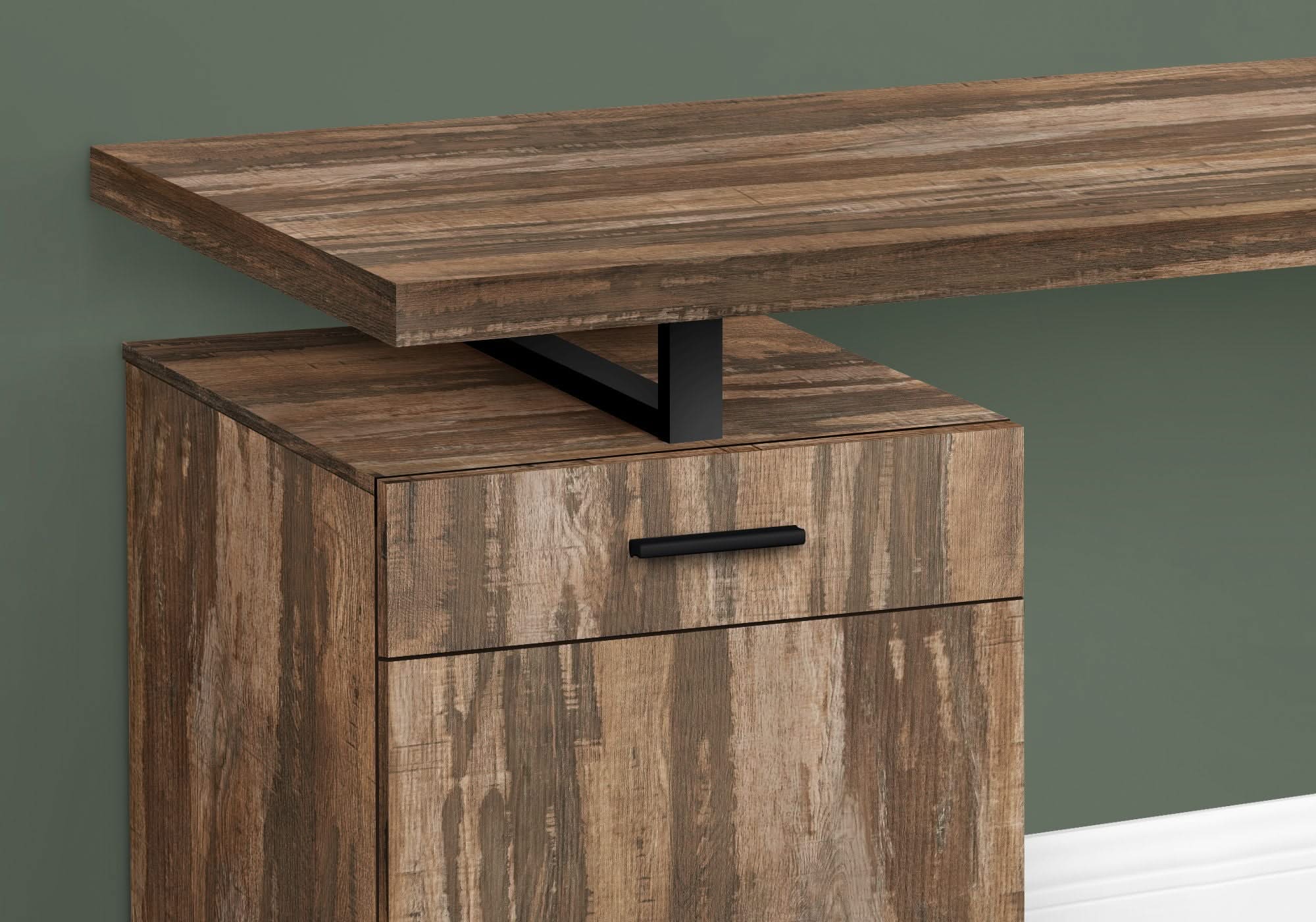 Computer Desk, Home Office, Laptop, Left, Right Set-Up, Storage Drawers, Work, Contemporary, Modern - Image 14