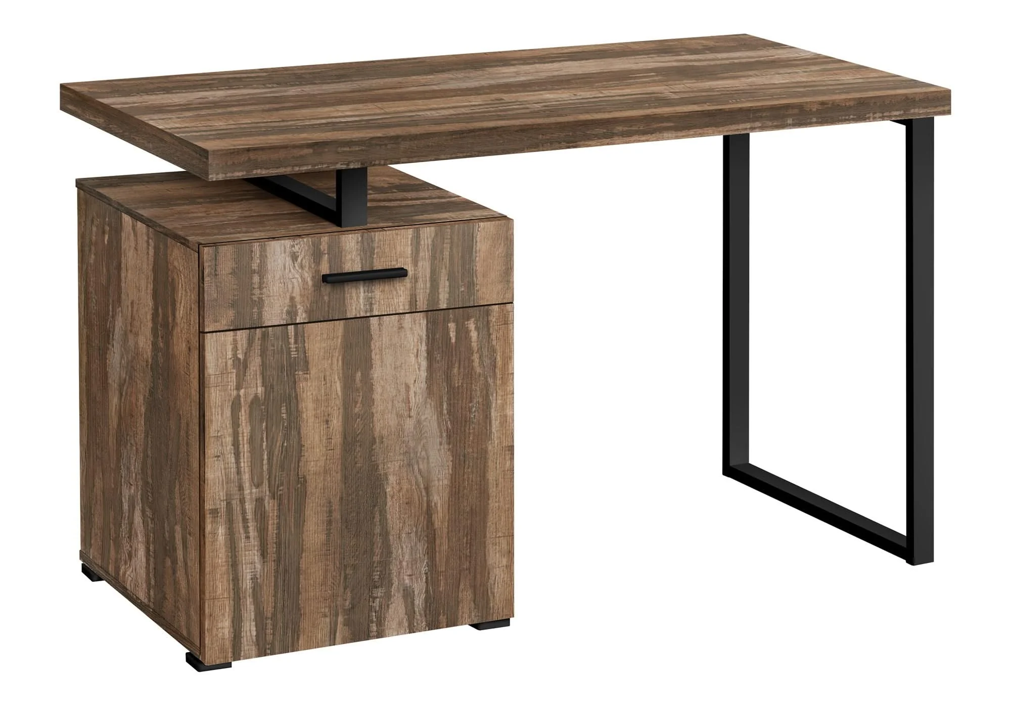 Computer Desk, Home Office, Laptop, Left, Right Set-Up, Storage Drawers, Work, Contemporary, Modern - Image 3