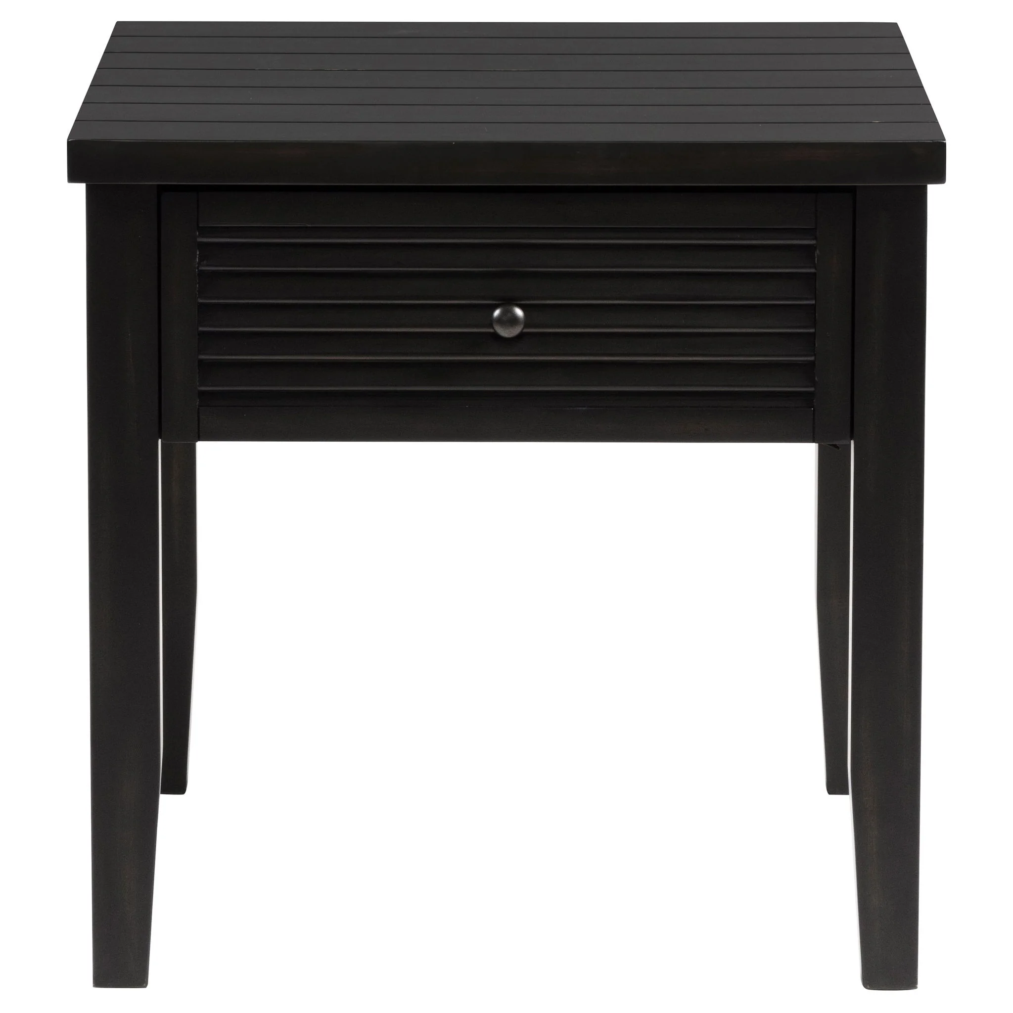 Concord 1-drawer Square End Table Distressed Java - Image 3