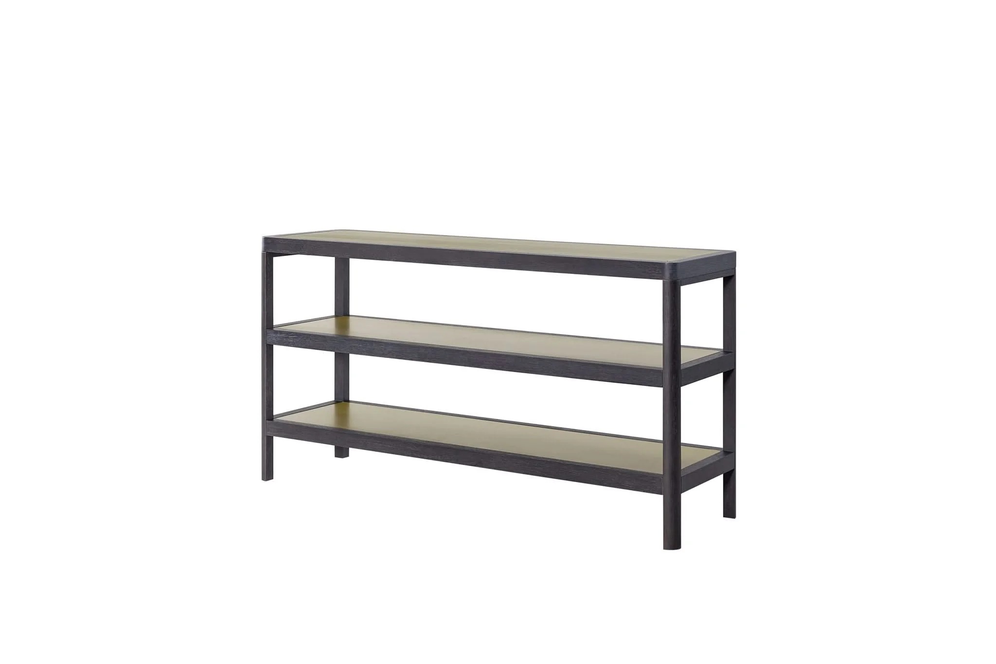 Console Table With Insets - Black - Image 2