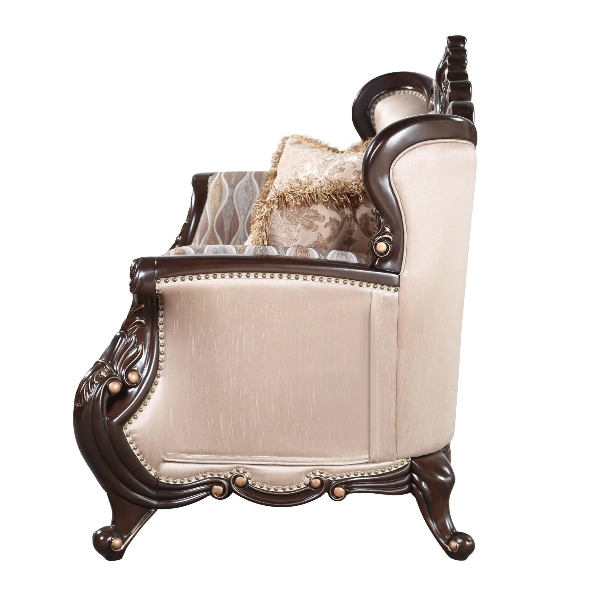 Constantine - Loveseat (KD) - Red / Cherry - Image 3