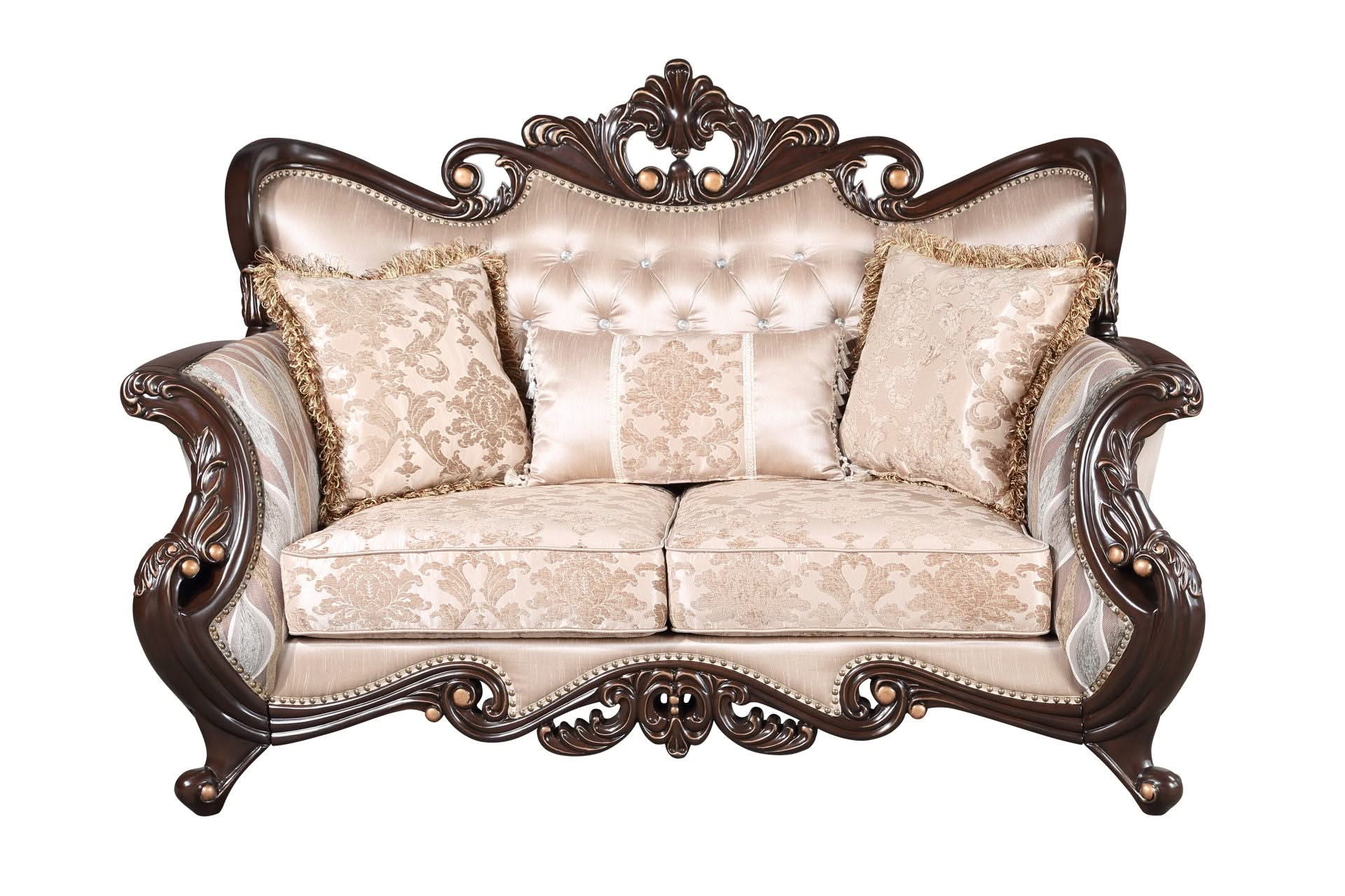 Constantine - Loveseat (KD) - Red / Cherry - Image 4