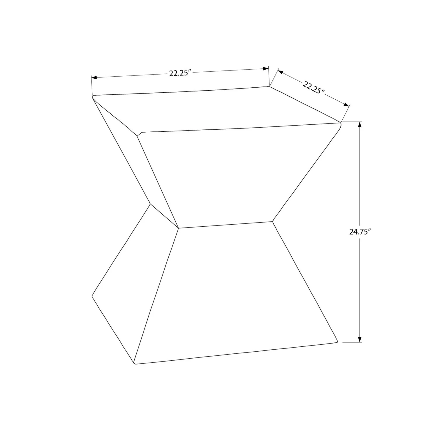 Contemporary Accent Table For Indoor Or Outdoor Use - Image 3