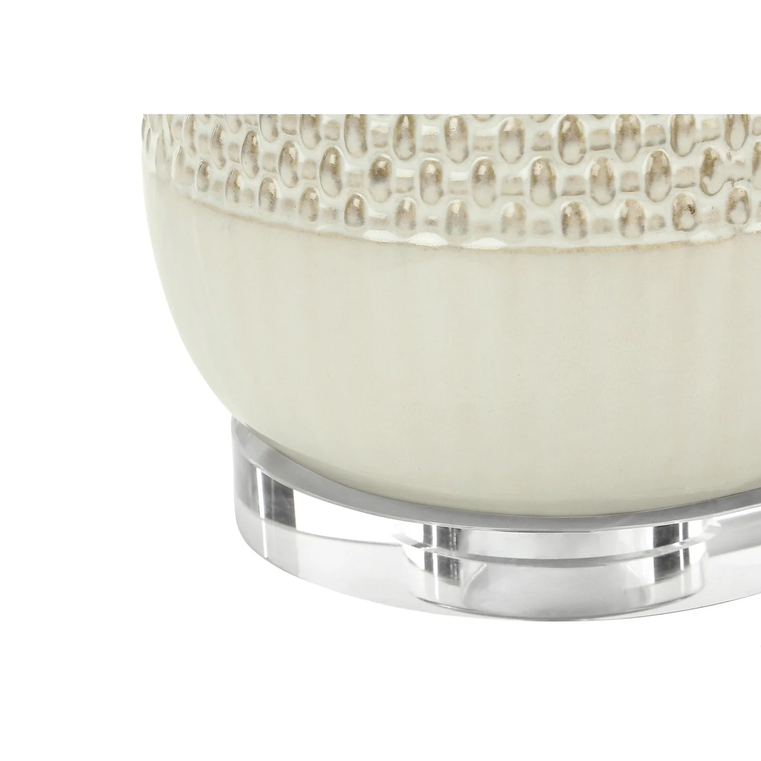 Contemporary Lighting, Table Lamp, Ceramic, Resin - Cream - Image 4