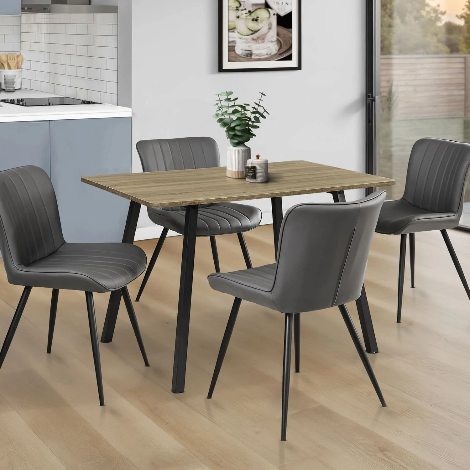 Contemporary Rectangular Dining Table - Image 3