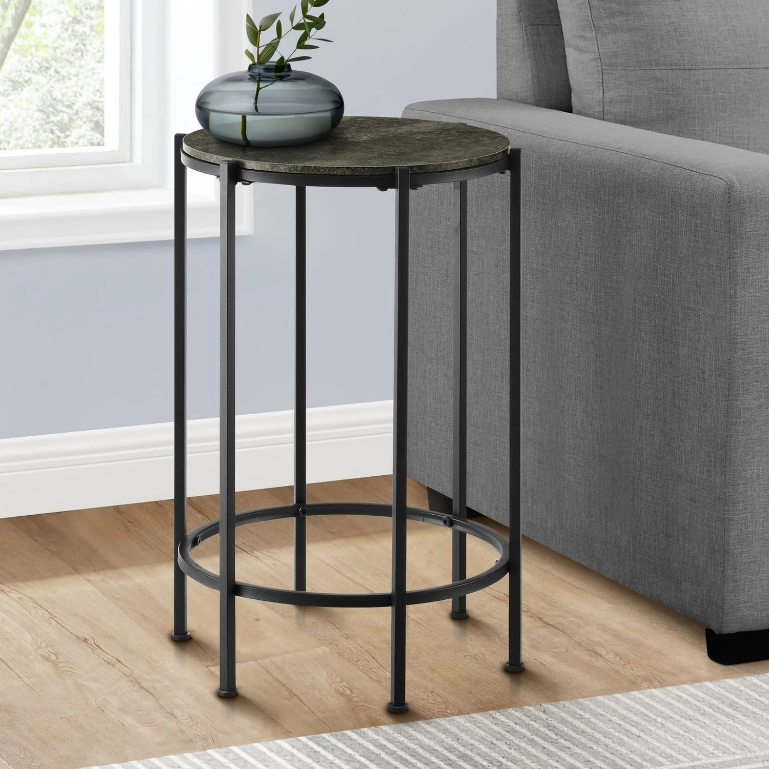 Contemporary Round Accent Table For Living Room - Image 12