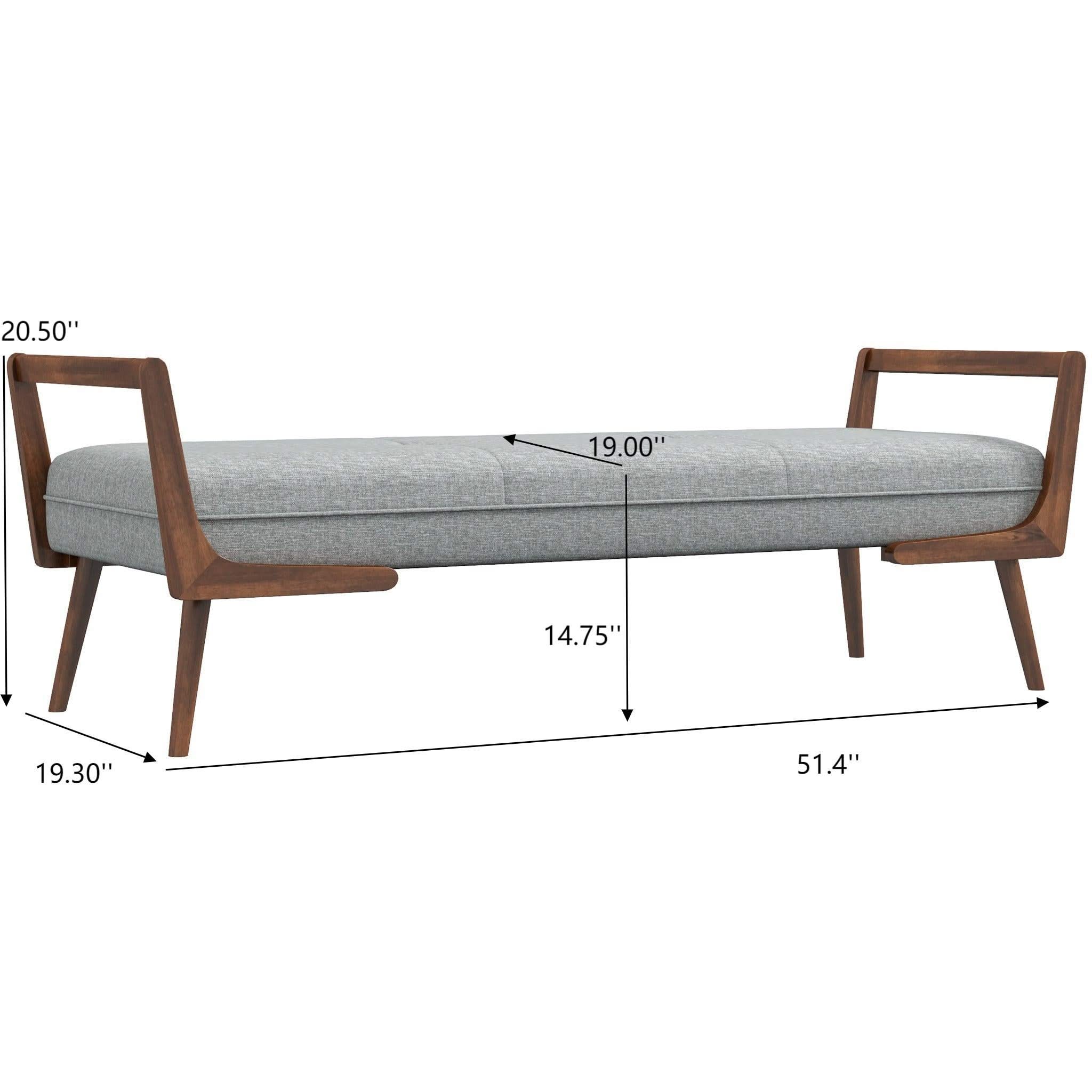 Cora - Bench - Gray - Image 4