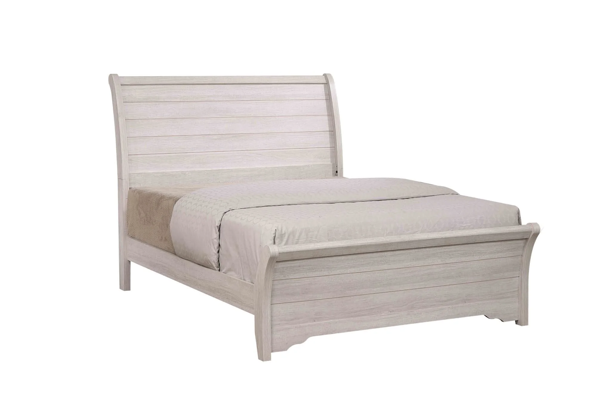 Coralee - King 4 Piece Bedroom Set - Chalk / Gray - Image 2