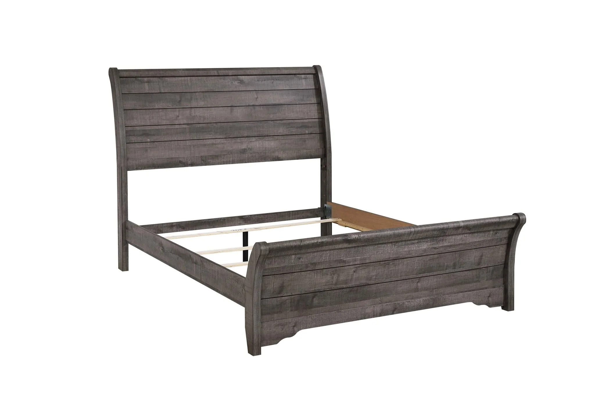 Coralee - King 4 Piece Bedroom Set - Dark Gray - Image 3