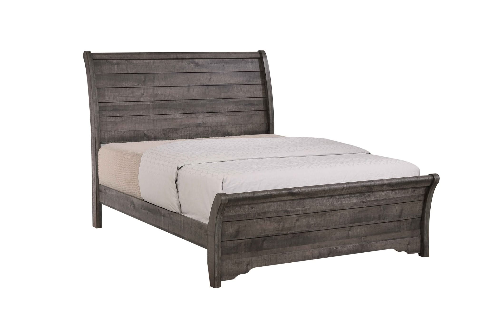 Coralee - King 5 Piece Bedroom Set - Dark Gray - Image 2