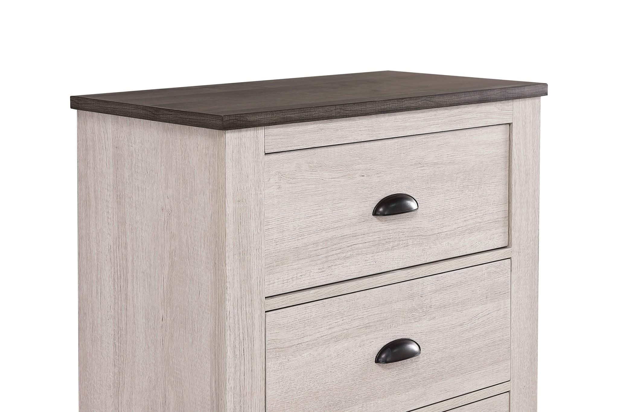 Coralee - Nightstand - Chalk / Gray - Image 2