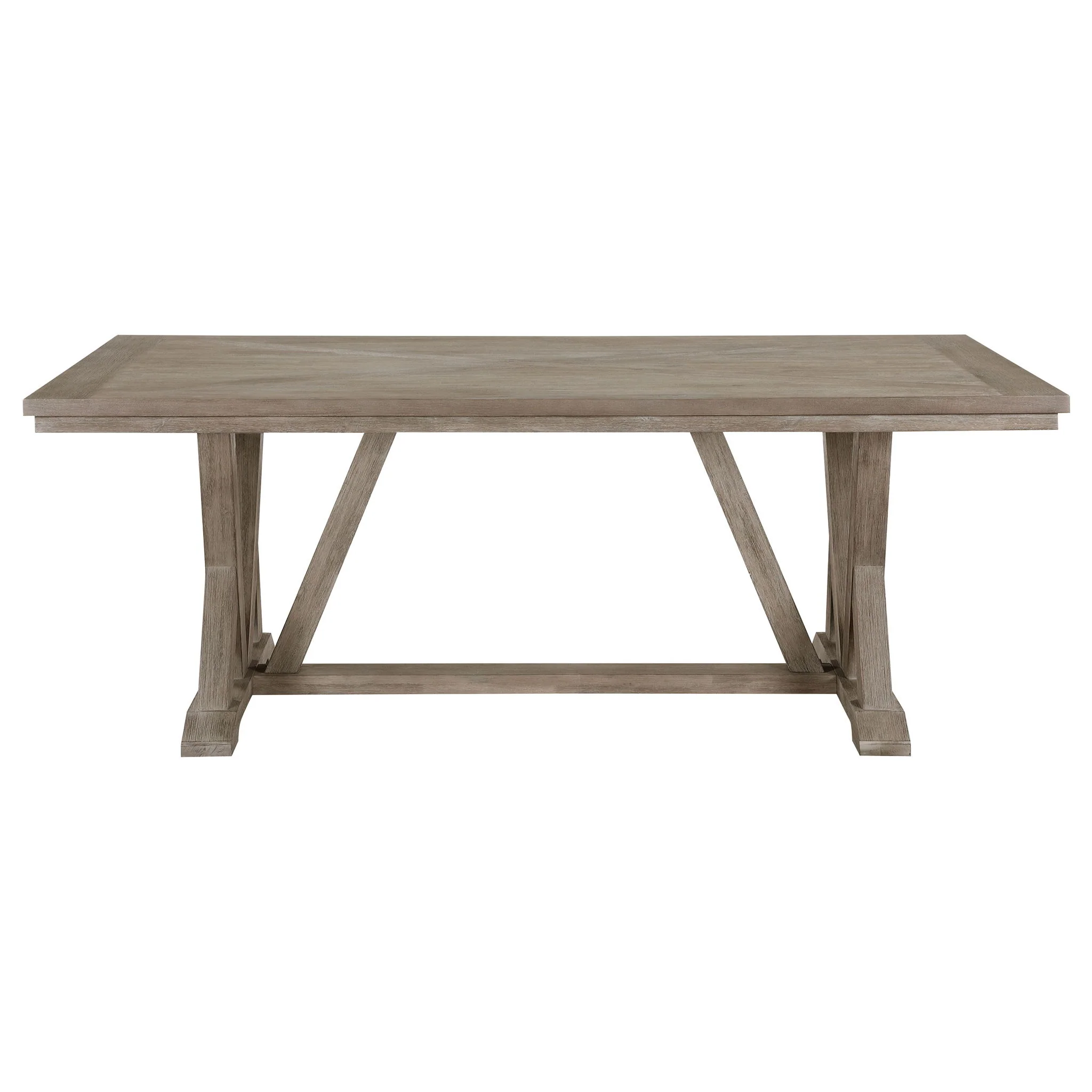 Cornelia Rectangular 82-inch Dining Table Coastal Grey - Image 3