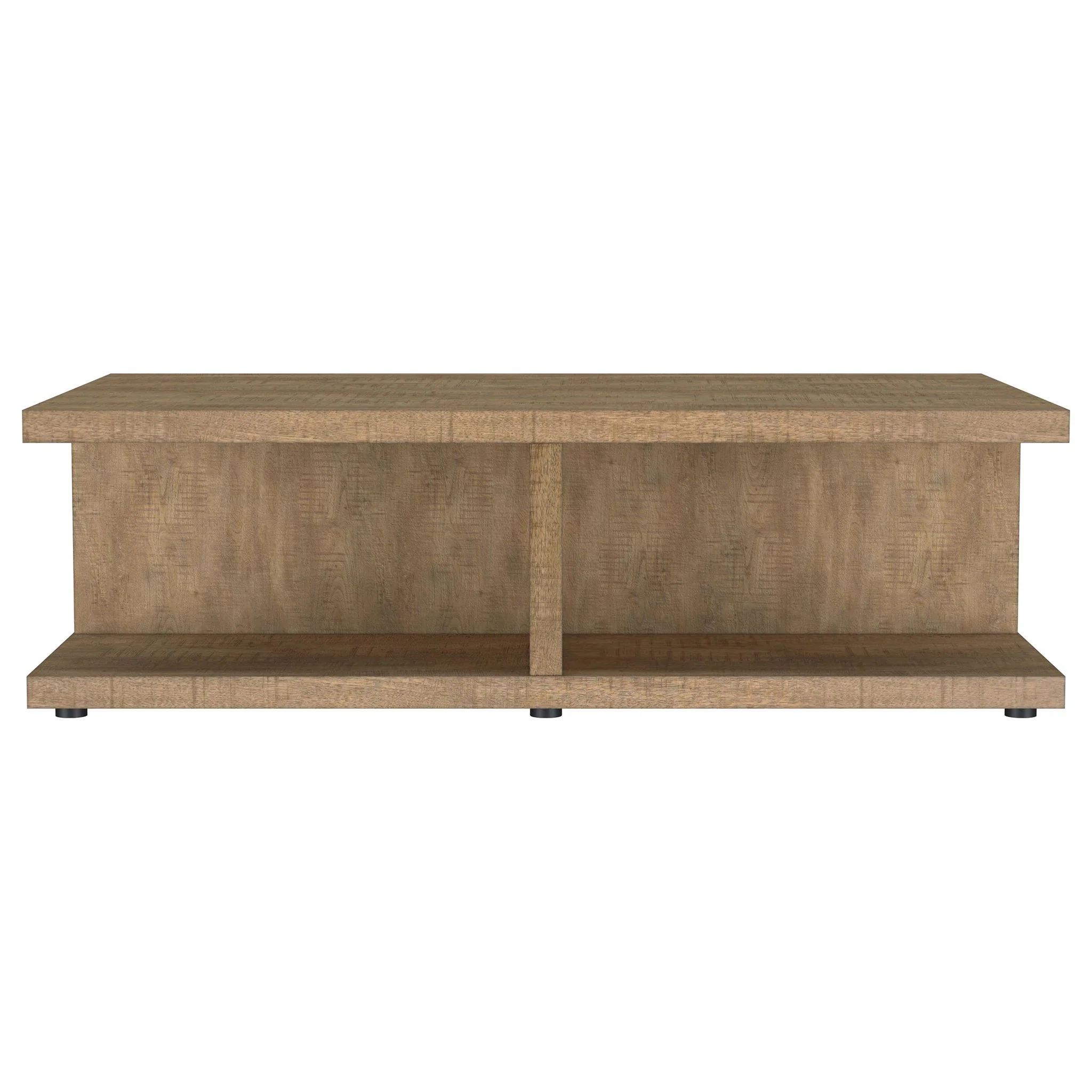Cortona Square Engineered Wood Cocktail Coffee Table Mango - Image 3