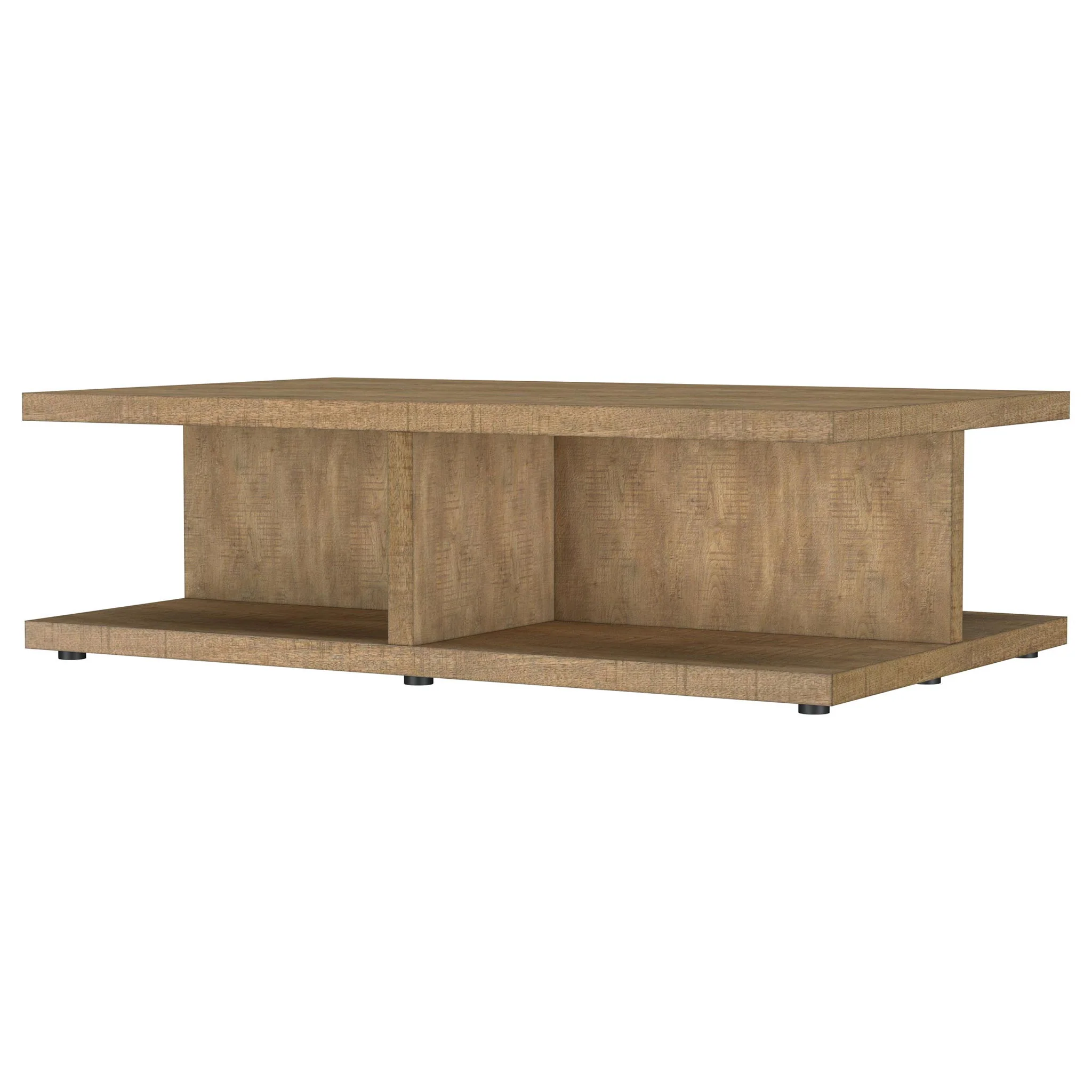 Cortona Square Engineered Wood Cocktail Coffee Table Mango - Image 4