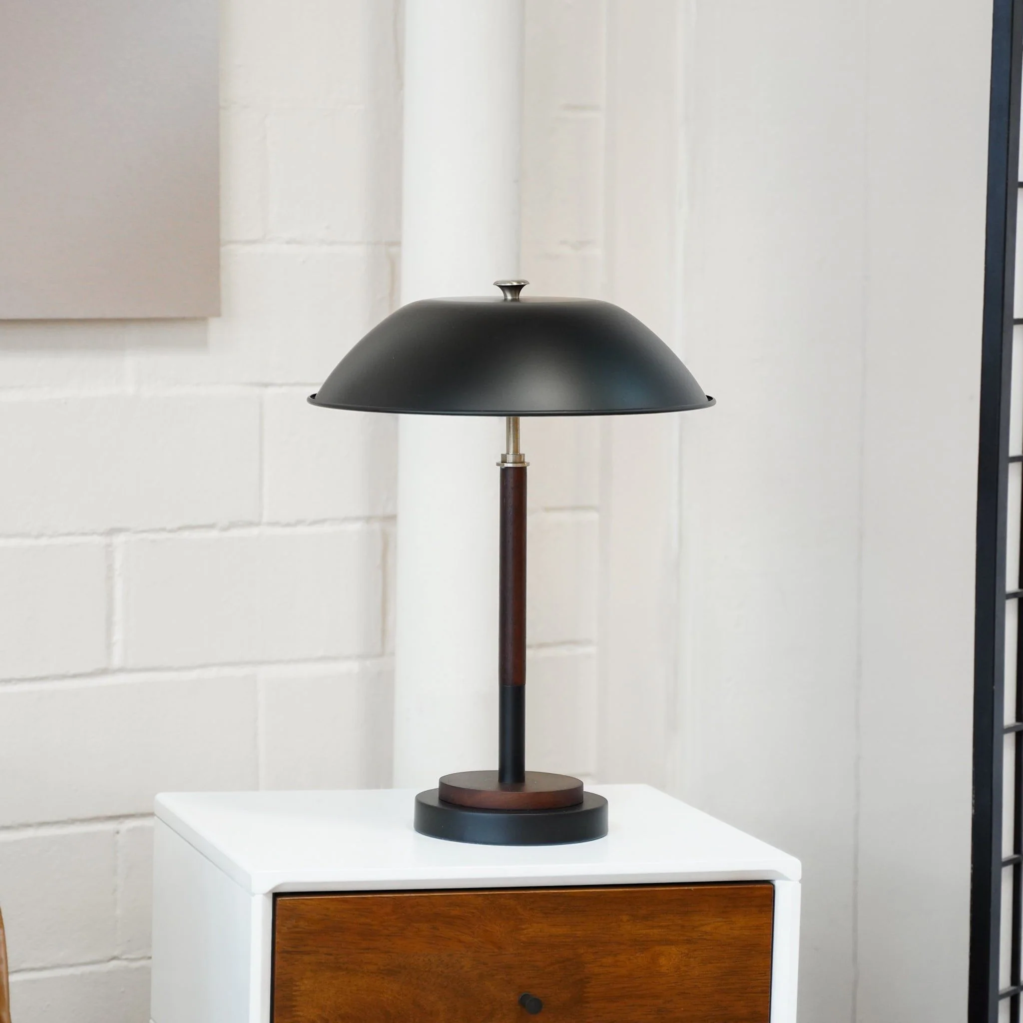 Cosmiclume - Umbrella Shaped Table Lamp 110V - Black - Image 4