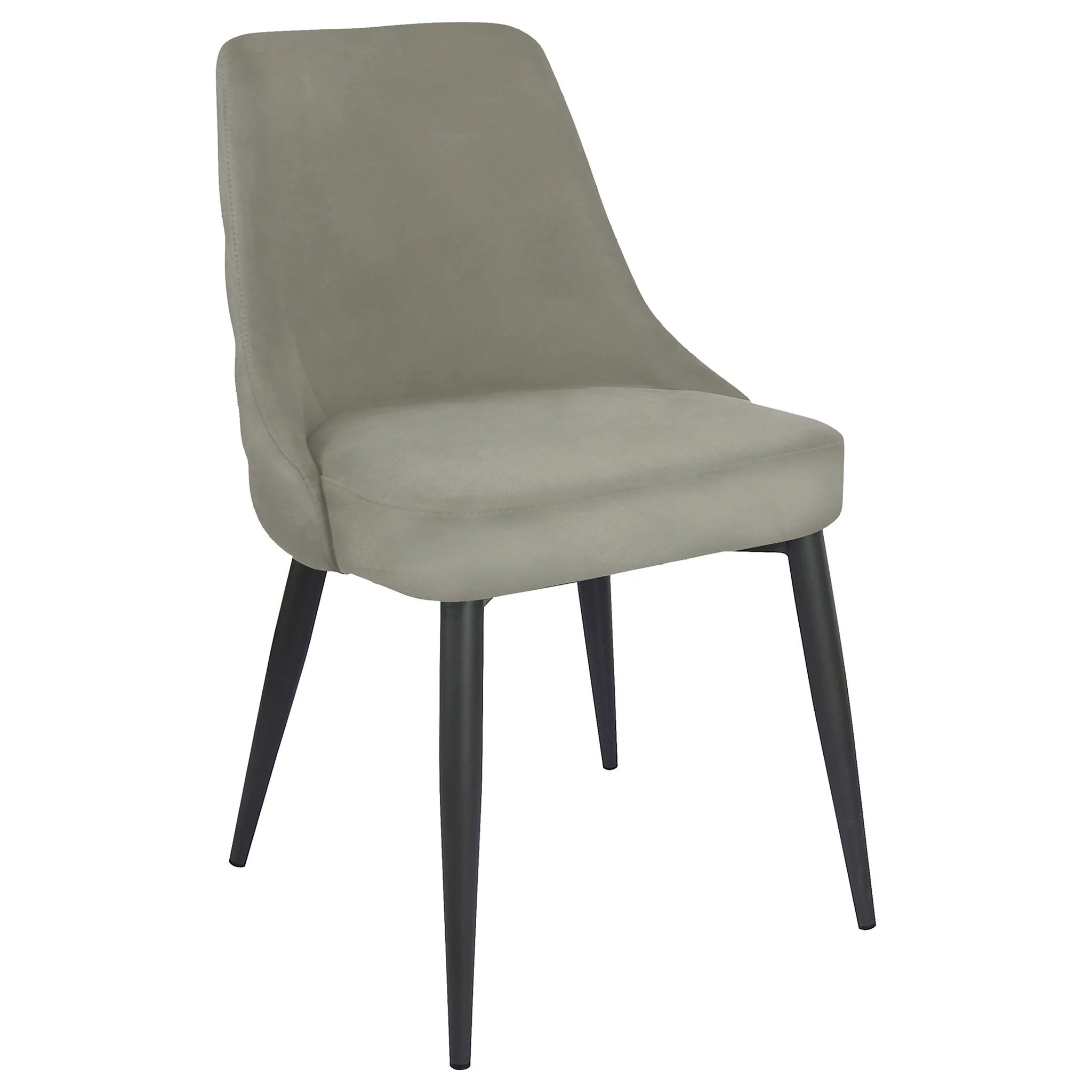 Cosmo Upholstered Dining Side Chair Light Grey (Set of 2) - Image 2
