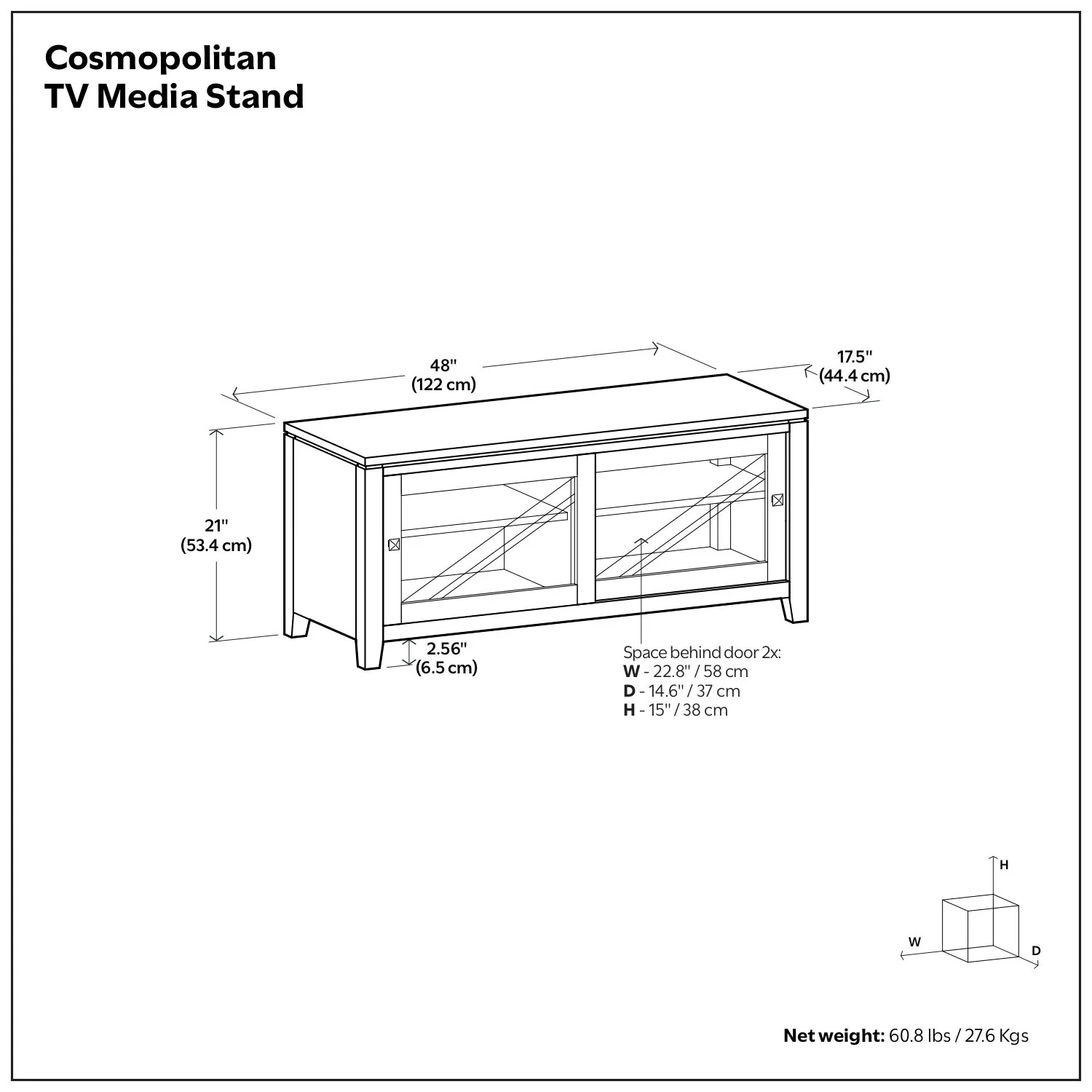 Cosmopolitan - Handcrafted TV Media Stand - Image 8