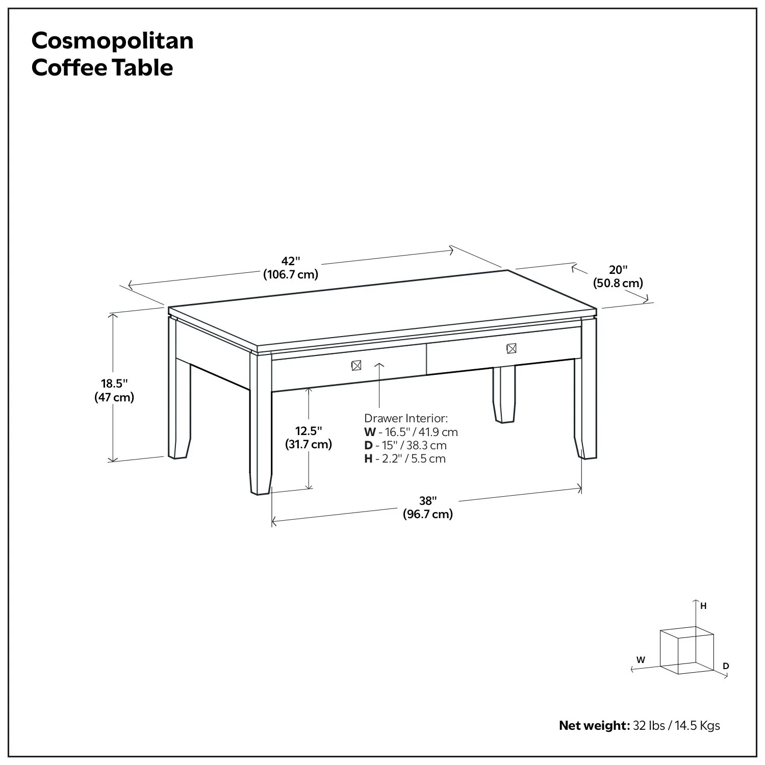 Cosmopolitan - Multipurpose Table - Image 7