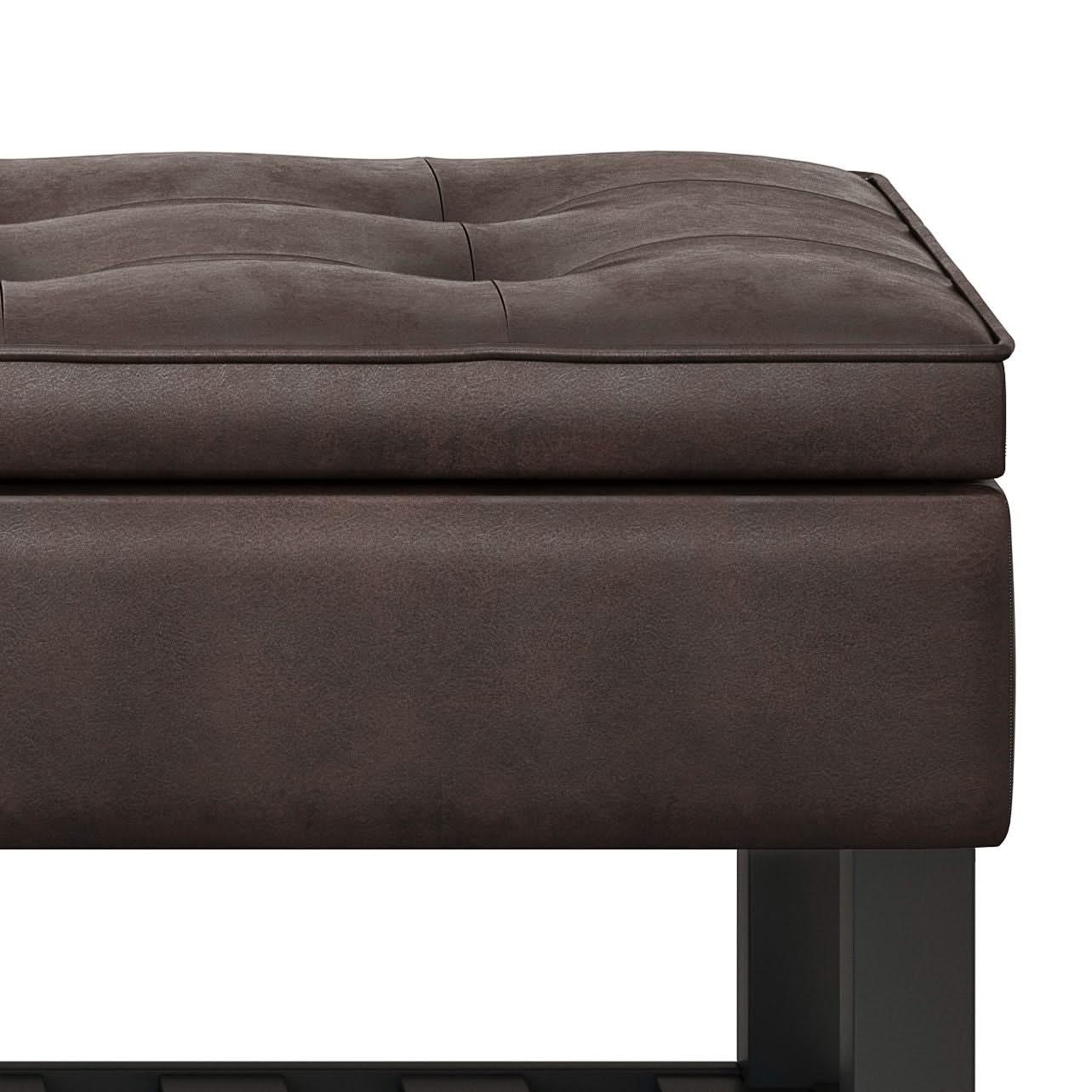 Cosmopolitan - Storage Ottoman Bench With Open Bottom - Image 16