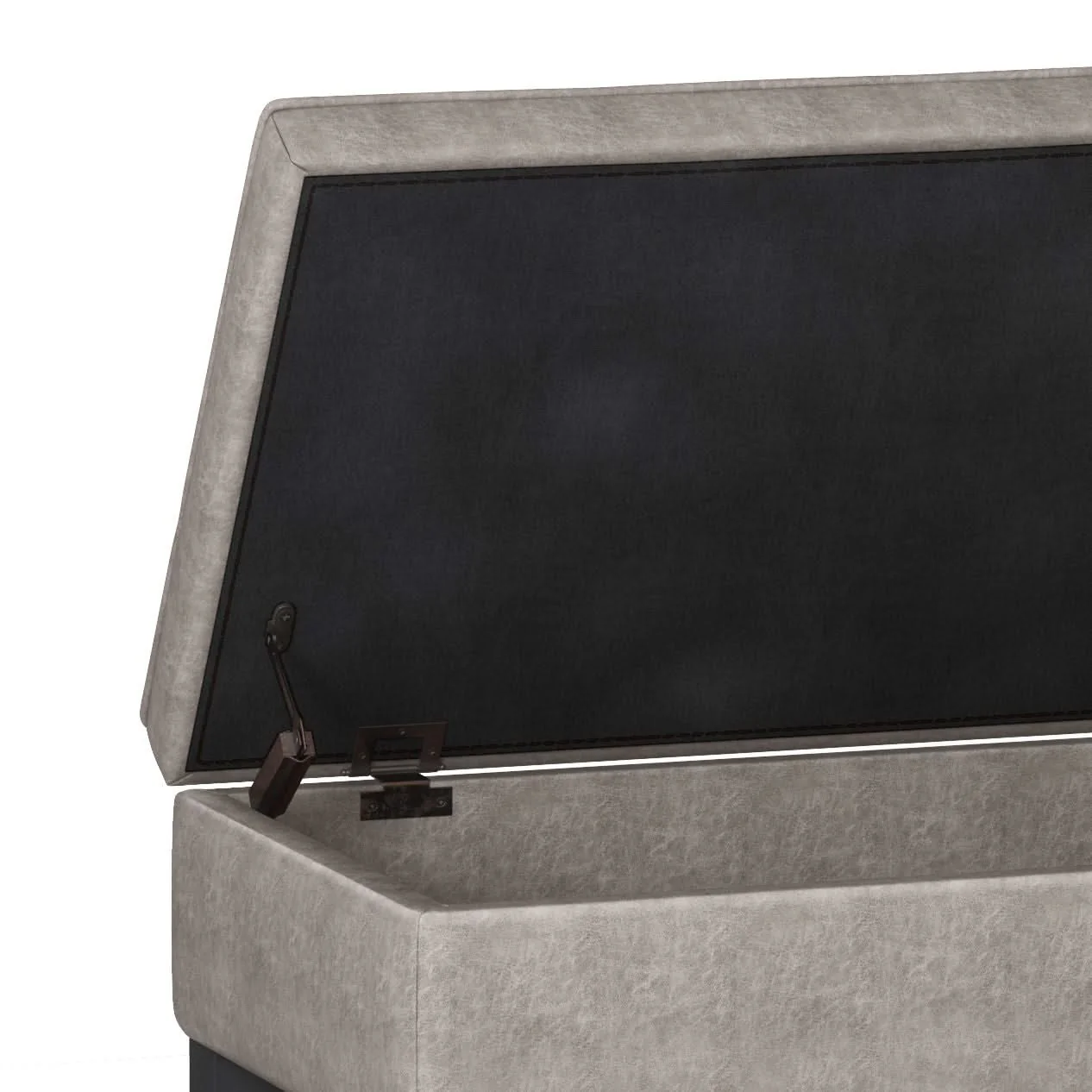Cosmopolitan - Storage Ottoman Bench With Open Bottom - Image 25