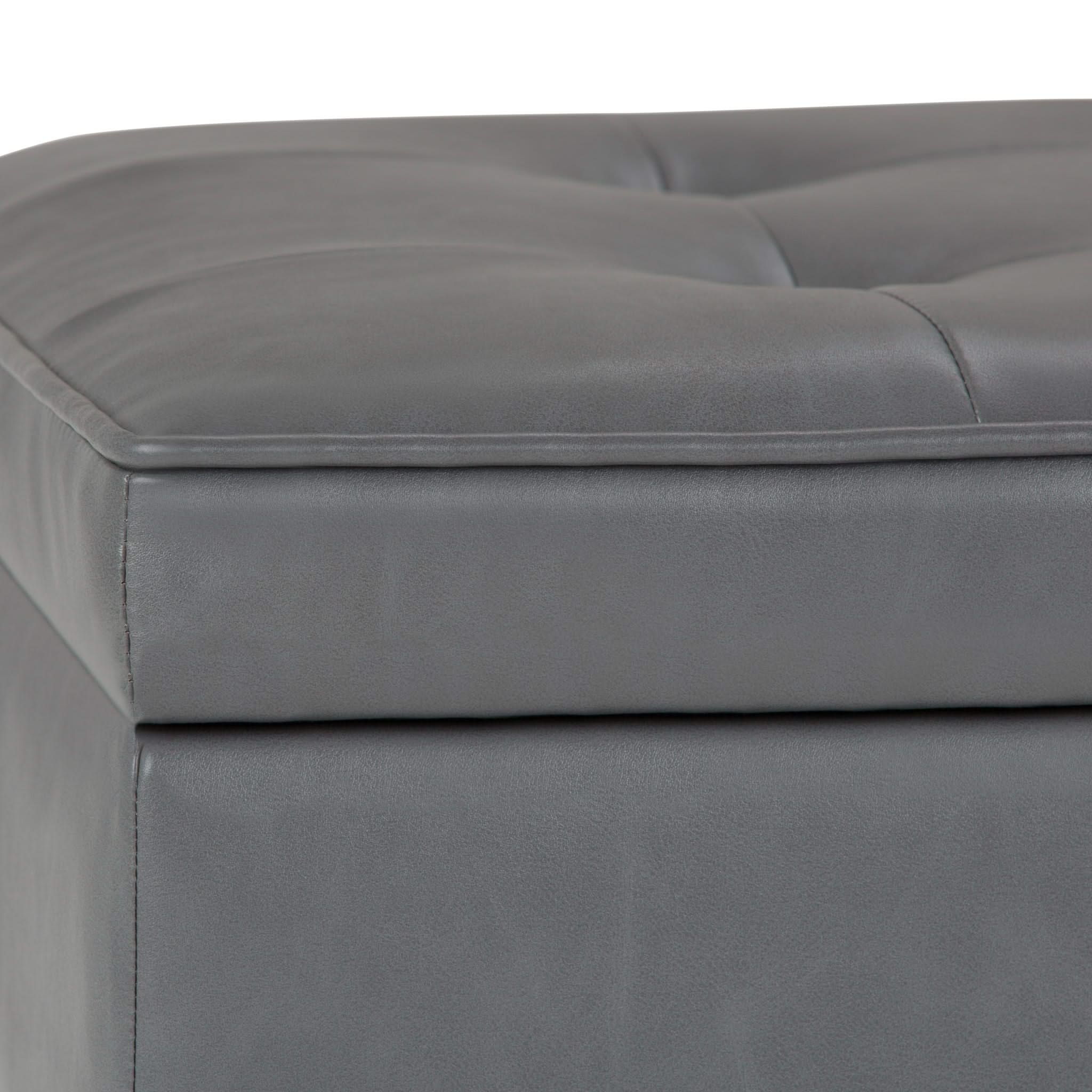 Cosmopolitan - Storage Ottoman Bench With Open Bottom - Image 28