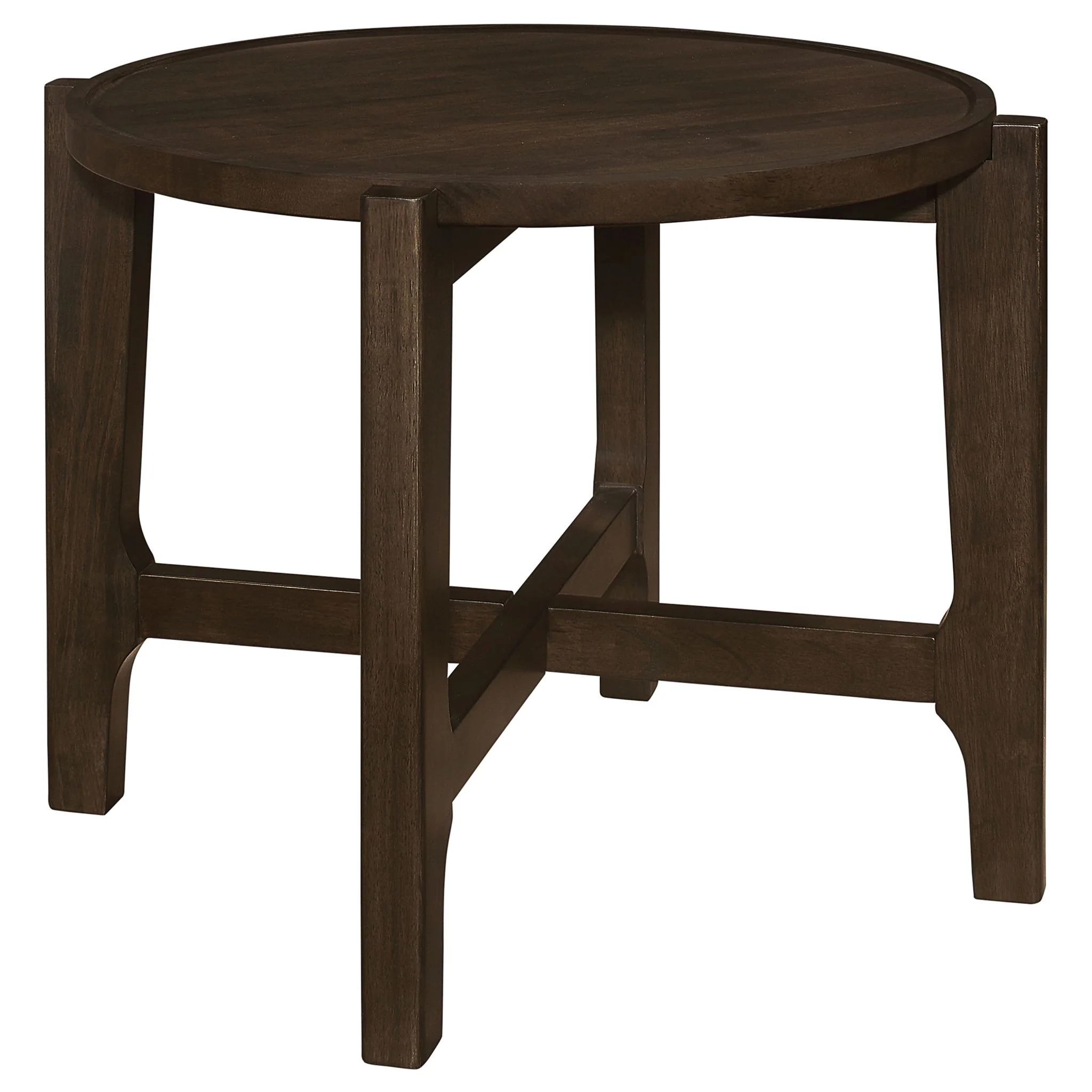 Cota 3-piece Solid Wood Coffee and End Table Set Dark Brown - Image 2