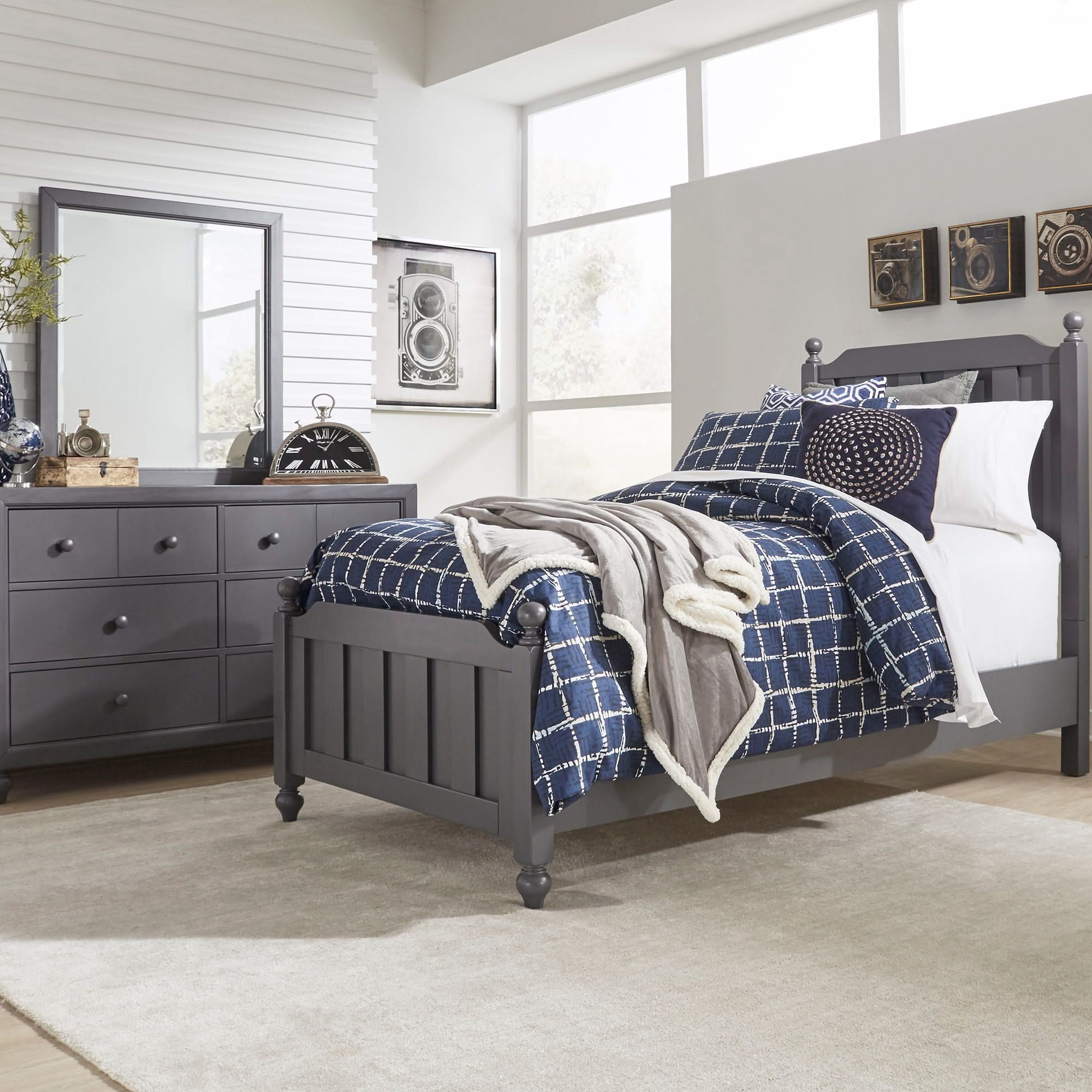 Cottage View - Panel Bed, Dresser & Mirror - Image 3