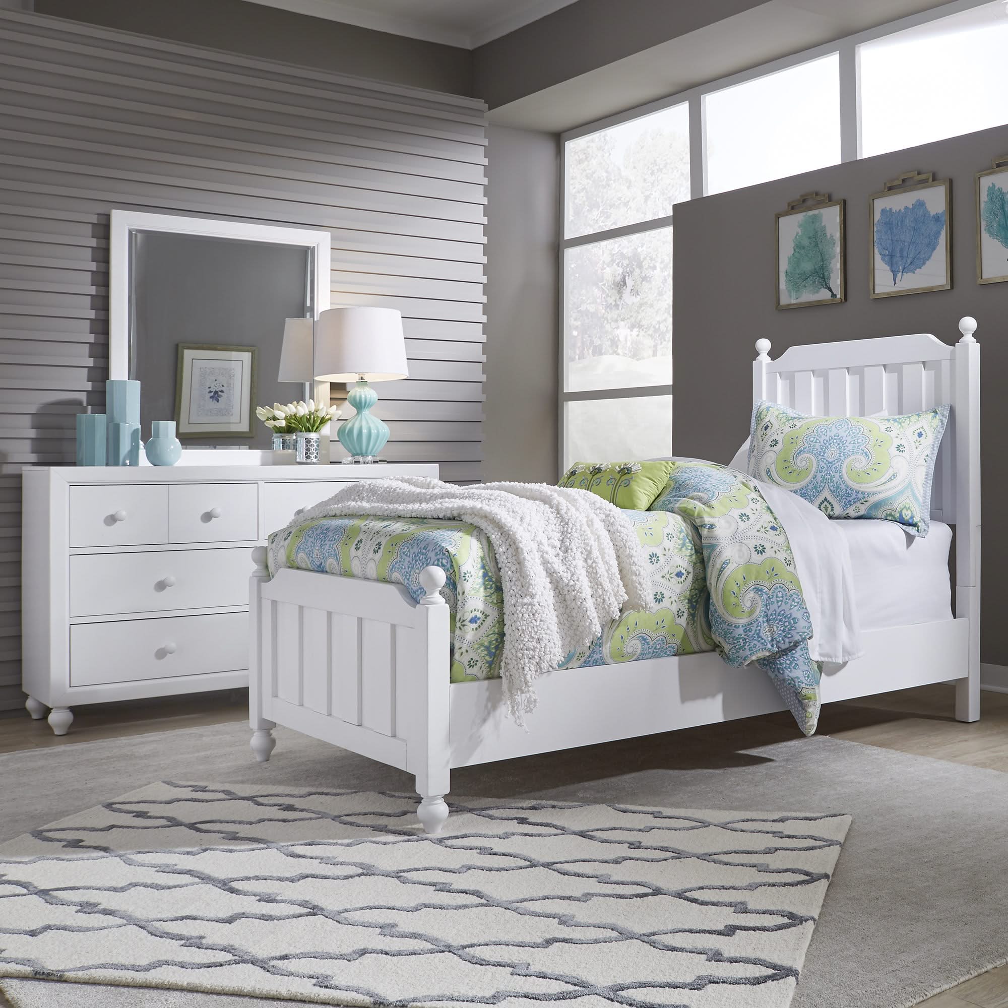 Cottage View - Panel Bed, Dresser & Mirror - Image 4
