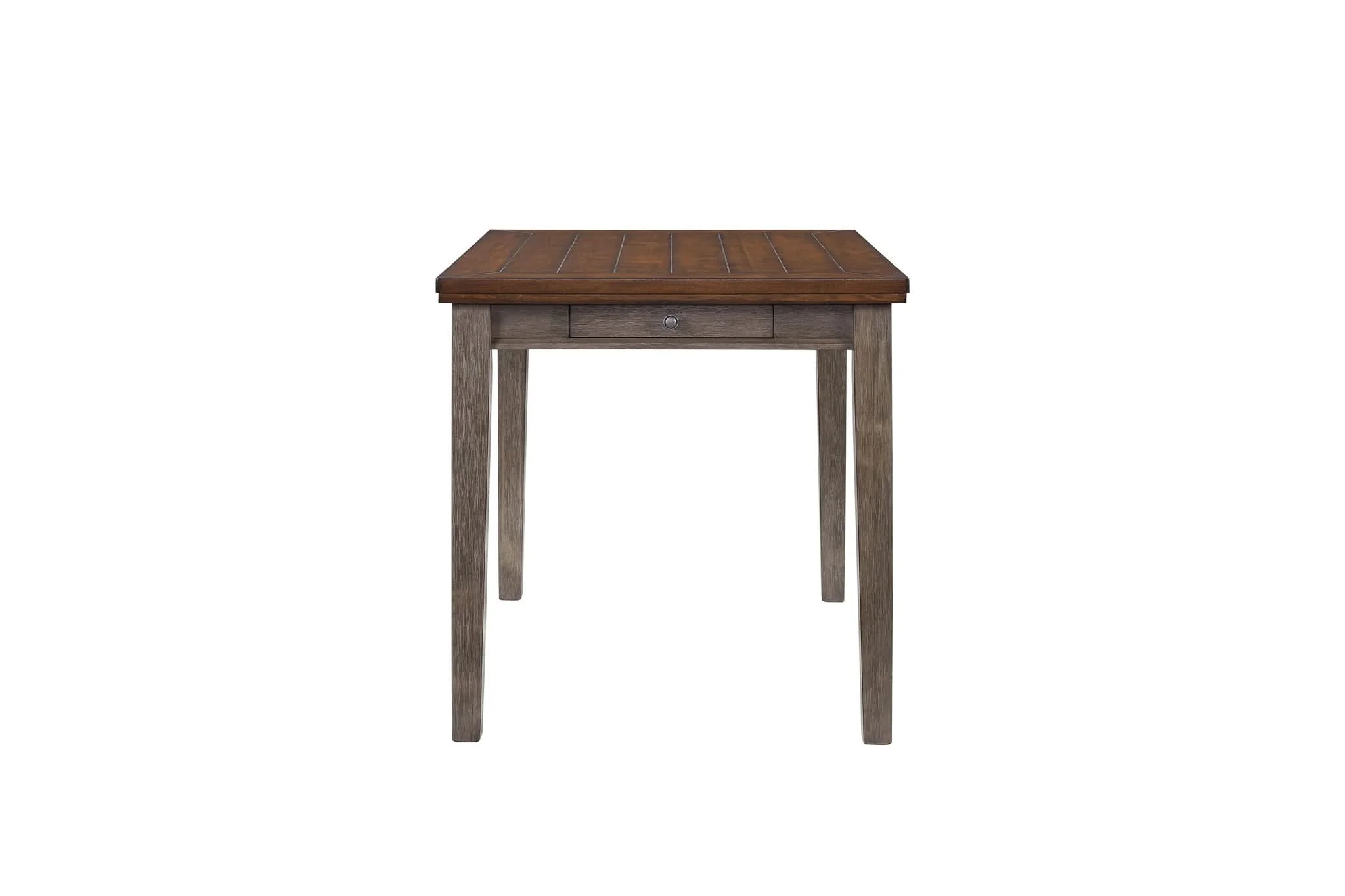 Counter Height 2 Tone 4 Drawer Dining Table - Gray - Image 3