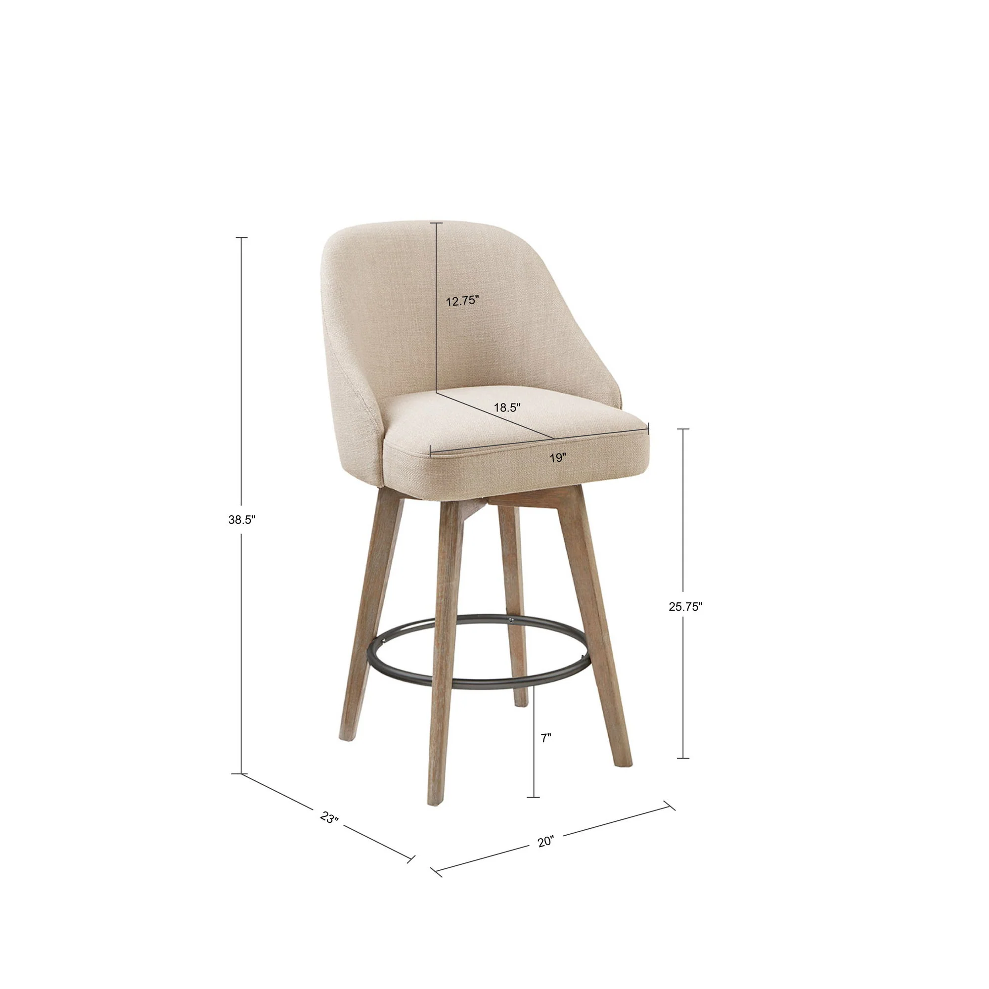 Counter Stool With Swivel Seat - Image 7