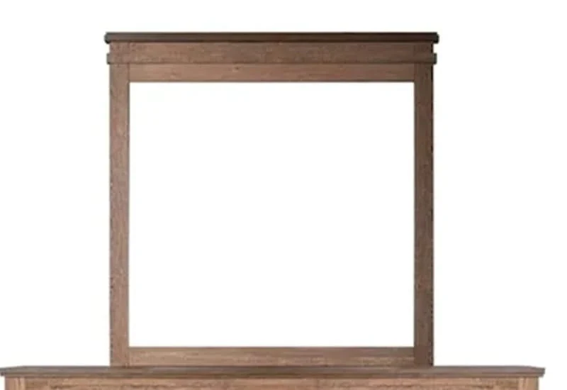 Coventry Hall 5PC Pecan Wood Bedroom Set with Upholstered Sleigh Bed in Queen or King - Image 7